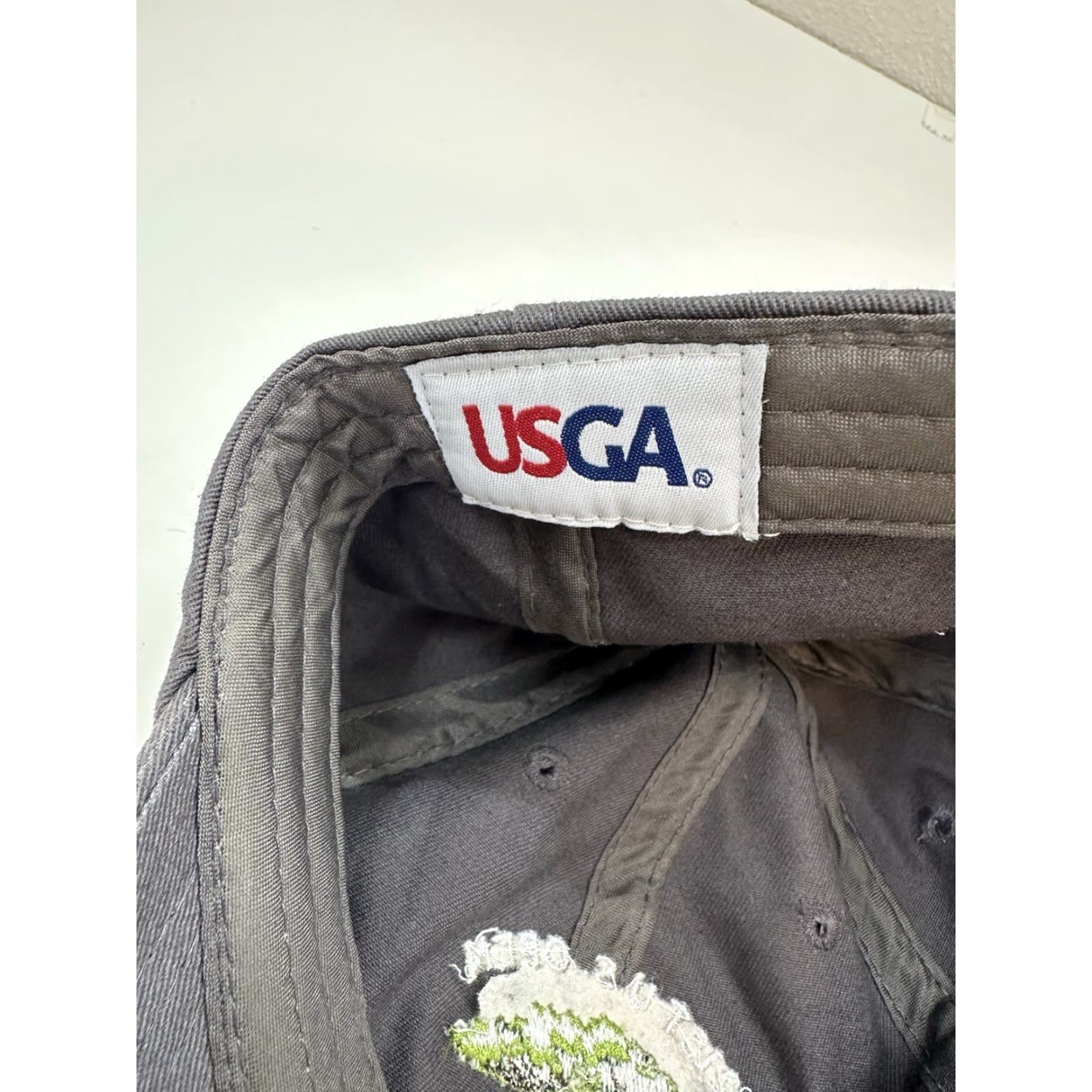 Vintage USGA Baseball Hat 121st U.S. Open Torrey Pines Gray Adjustable Cap Size ONE SIZE - 4 Thumbnail