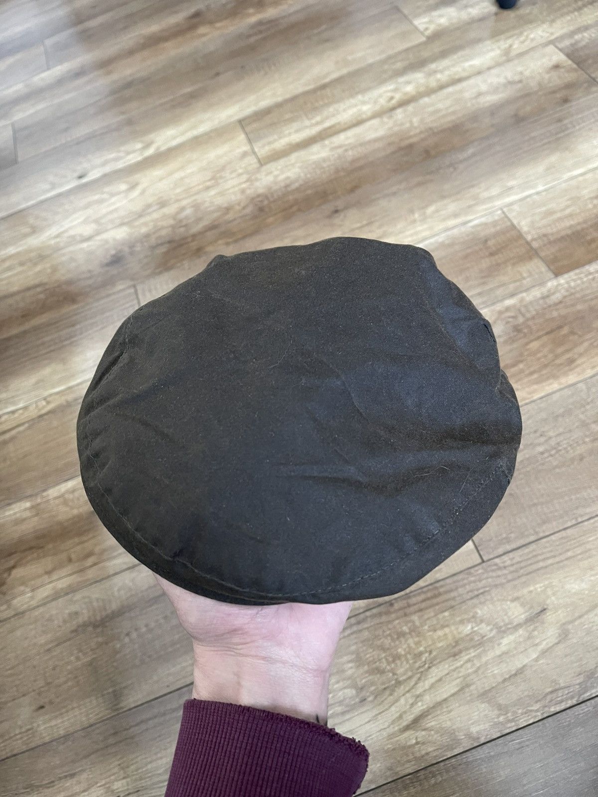 Barbour Barbour Vintage Waxed Wax Flat Cap Hat Size ONE SIZE - 6 Thumbnail