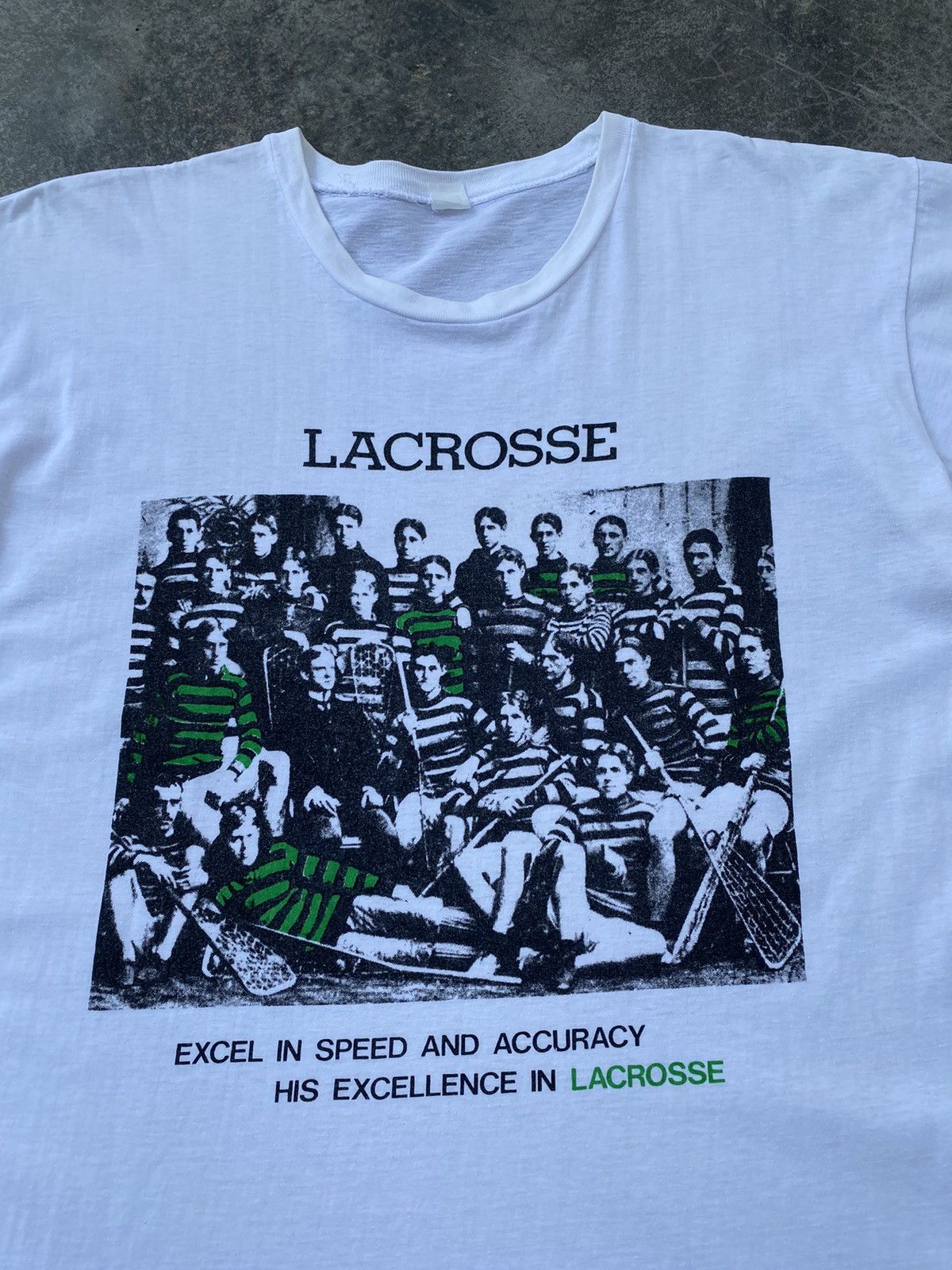 Vintage Vintage 90s Lacrosse Ball Sport Tees Size US S / EU 44-46 / 1 - 4 Thumbnail