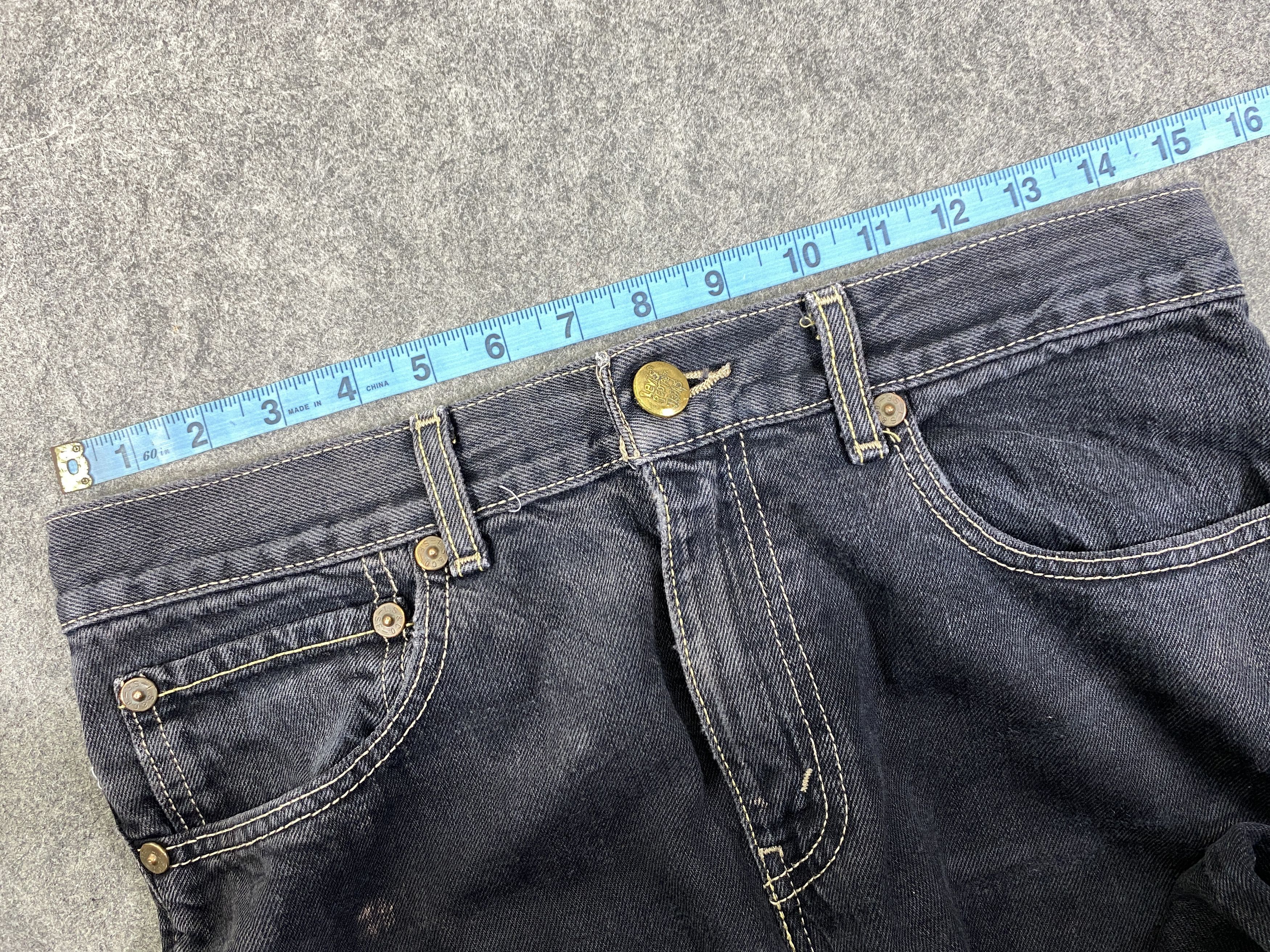 Levi's Black Vintage Levi's 511 Jeans 30x29.5 Denim- JN3337 Size US 30 / EU 46 - 5 Thumbnail