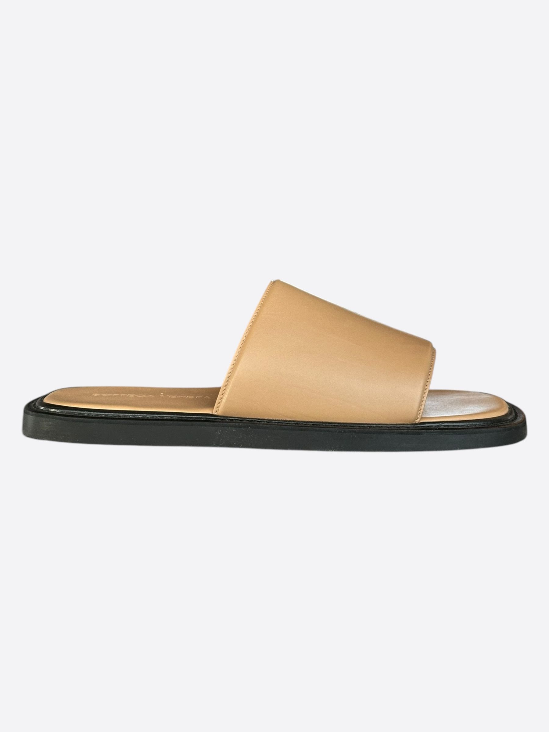 Bottega Veneta Bottega Veneta Beige & Black Sandals Size US 9 / EU 42 - 1 Thumbnail