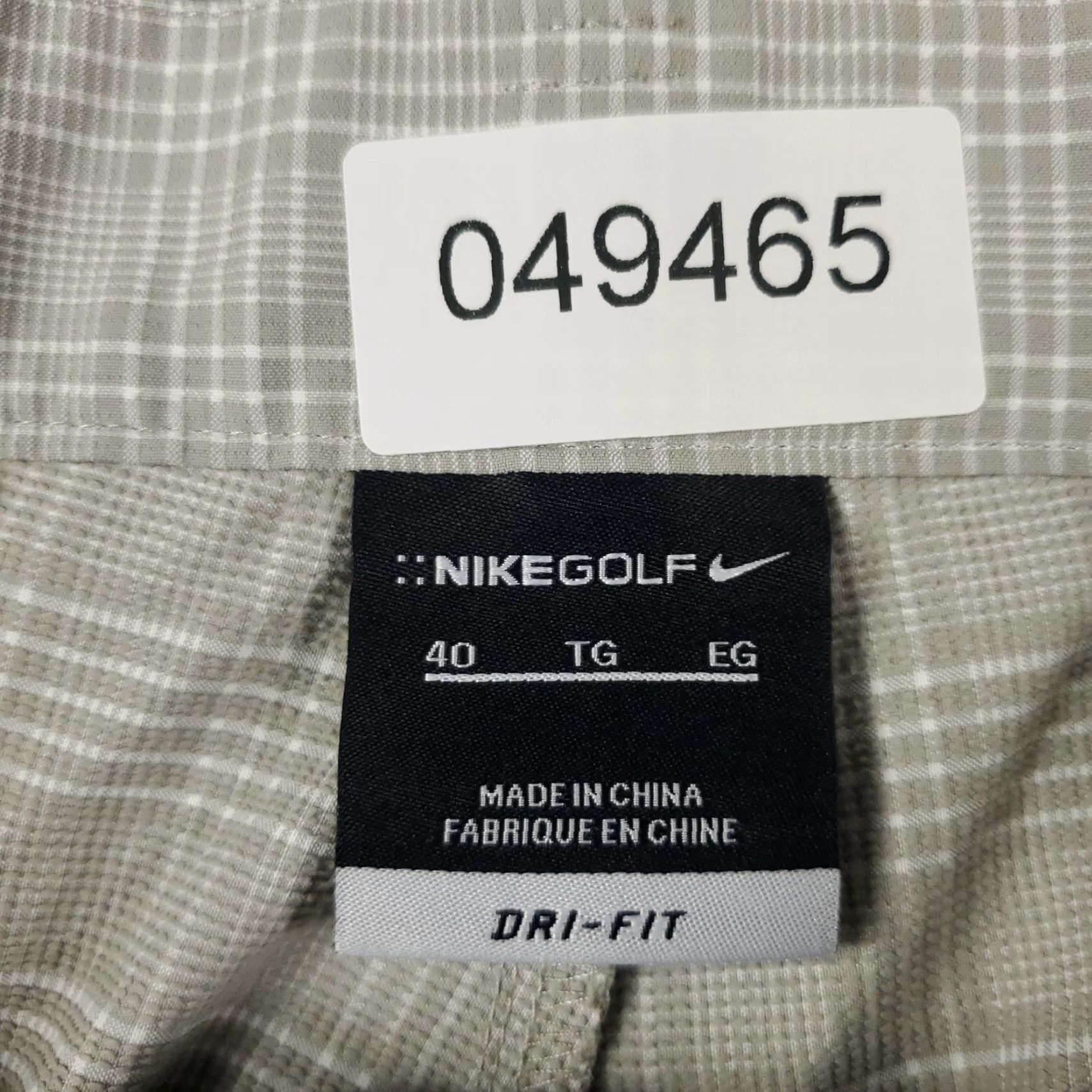 Nike Nike Shorts Mens 40 Gray Plaid Dri Fit Casual Flat Front Chino Sports American Modern Preppy Logo Mens Size US 40 / EU 56 - 8 Thumbnail