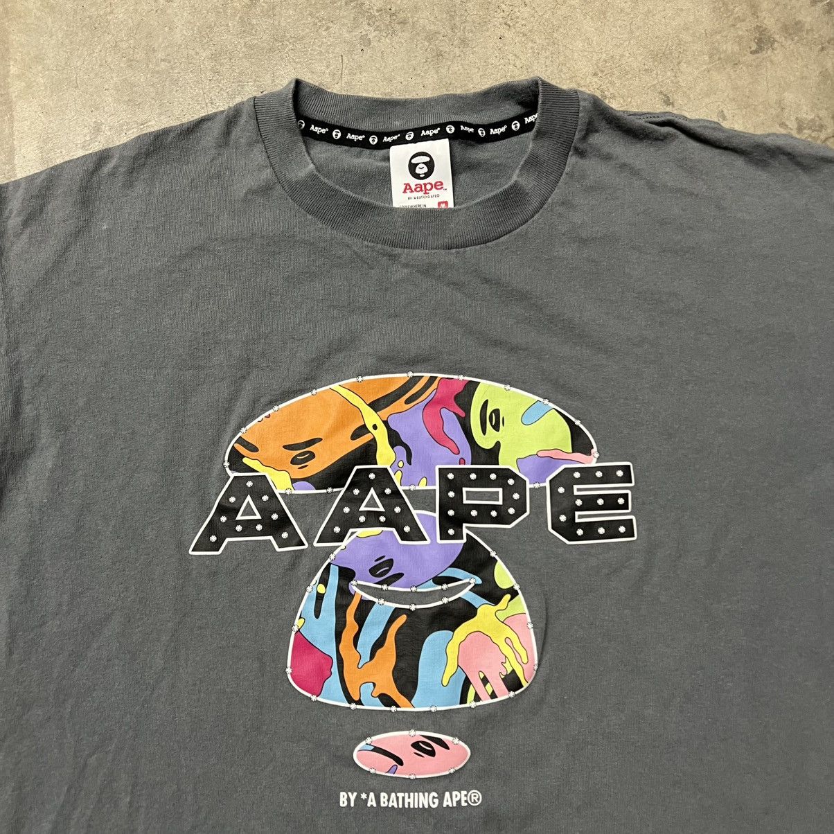 Aape × Bape Aape by A Bathing Ape Multi-Color Graphic T-Shirt Size US M / EU 48-50 / 2 - 3 Thumbnail