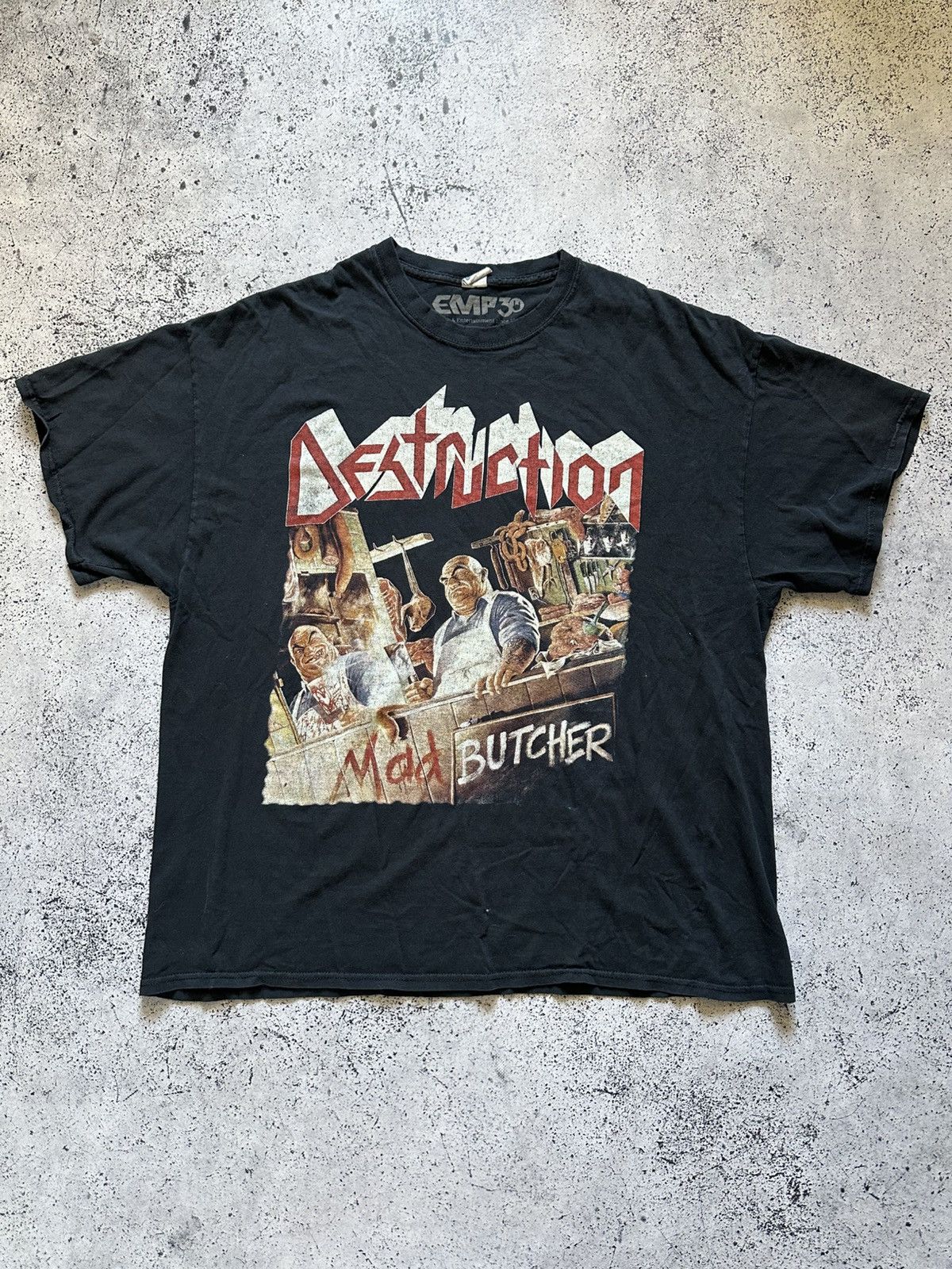 Band Tees × Vintage Vintage 2001 Destruction Metal Mad Butcher T-shirt Tee Y2K Size US XXL / EU 58 / 5 - 1 Thumbnail
