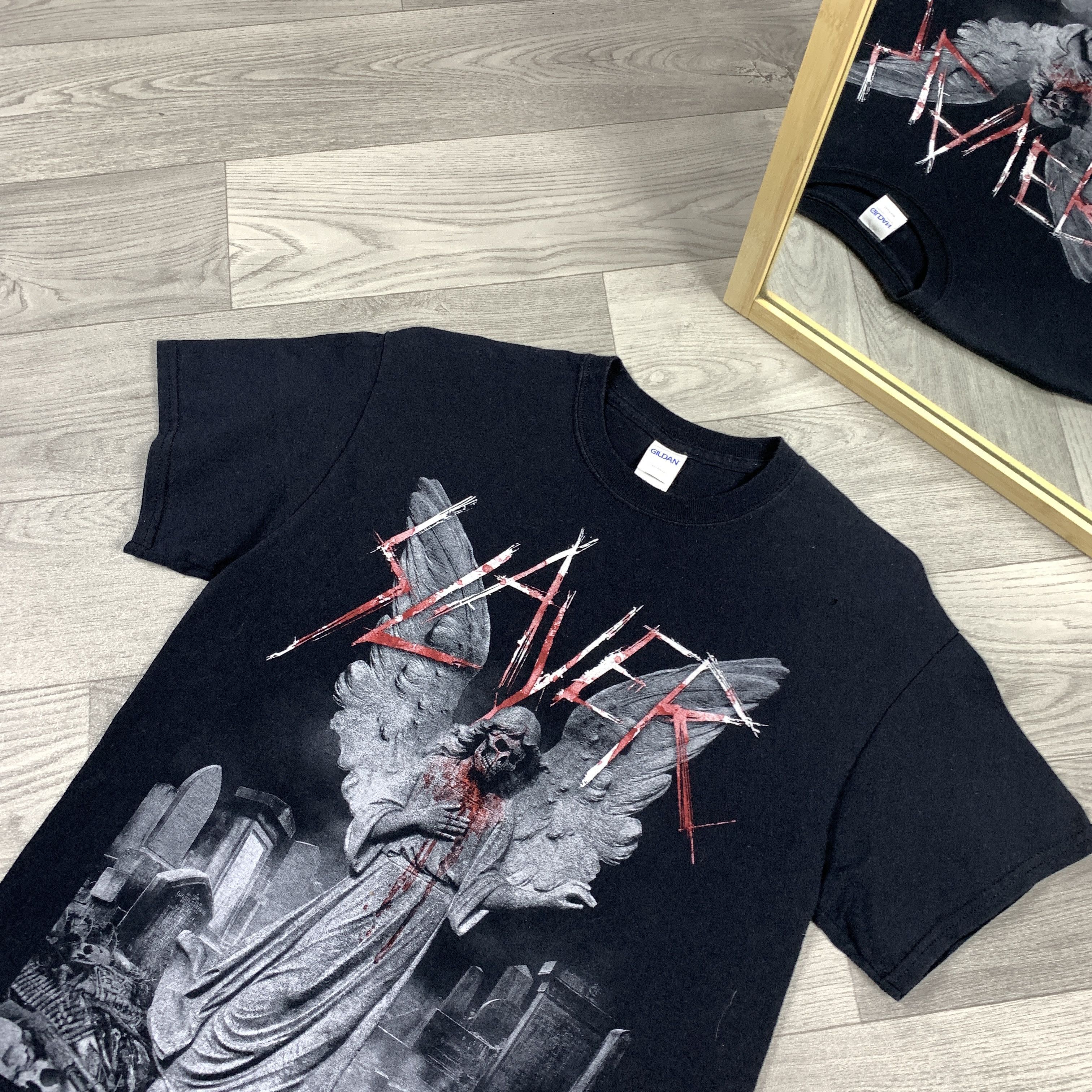 Slayer Vintage Slayer Graphic Rock Band Black Tee Shirt M Size US M / EU 48-50 / 2 - 5 Thumbnail