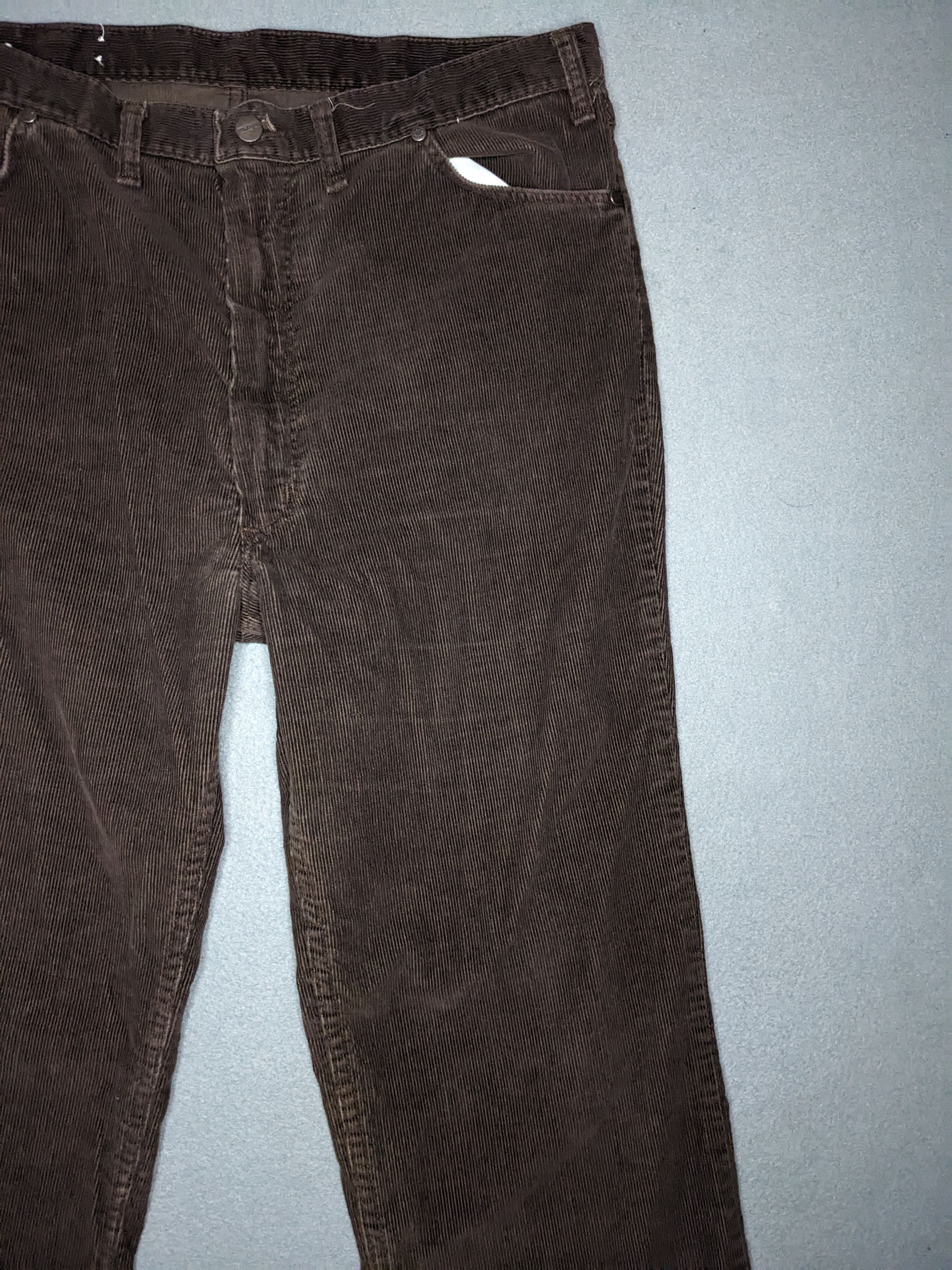 Wrangler VTG 80s Wrangler Corduroy Pants 40x35 Western Leather Logo Size US 40 / EU 56 - 4 Thumbnail