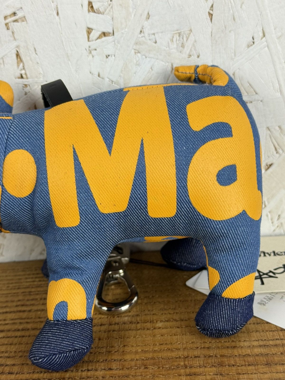 Vivienne Westwood NWT Vivienne Westwood Anglomania Denim Pig Toy Charm Size ONE SIZE - 6 Thumbnail