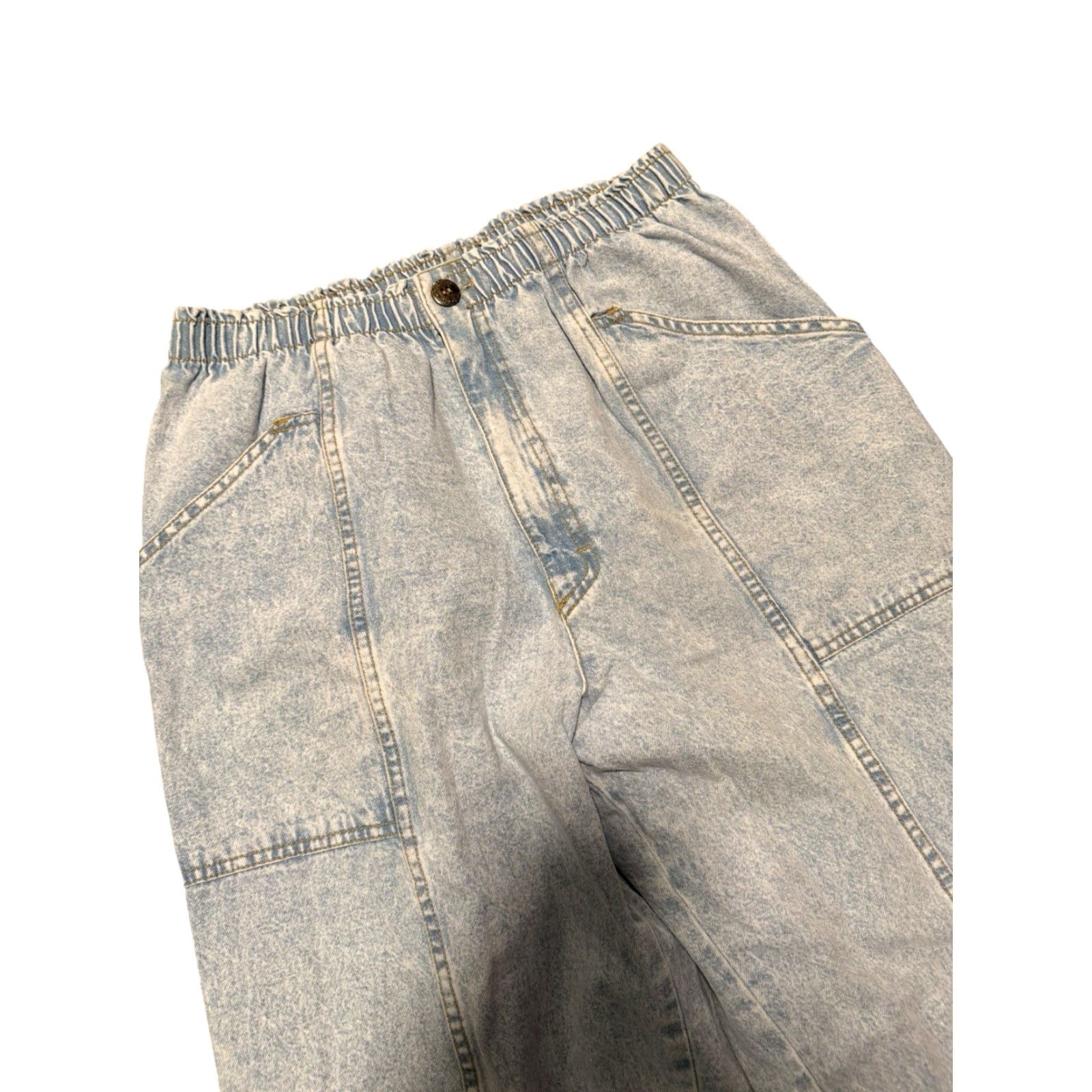 Cherokee VINTAGE Cherokee Jeans 18M Women’s Denim Paper Tag barrel elastic 90s Mom Jeans Size 40" / US 18 - 3 Thumbnail