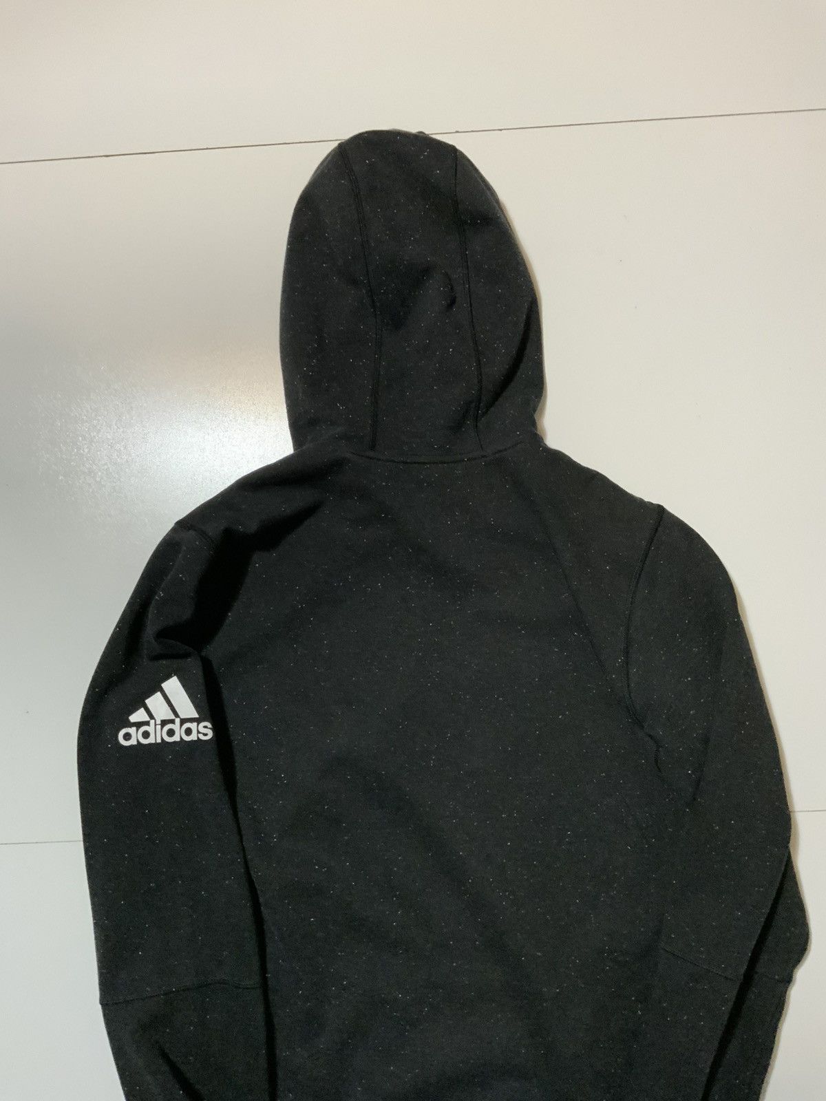 Adidas Adidas Essentials Epic Speckled Charcoal Pullover Hoodie Size US M / EU 48-50 / 2 - 4 Thumbnail