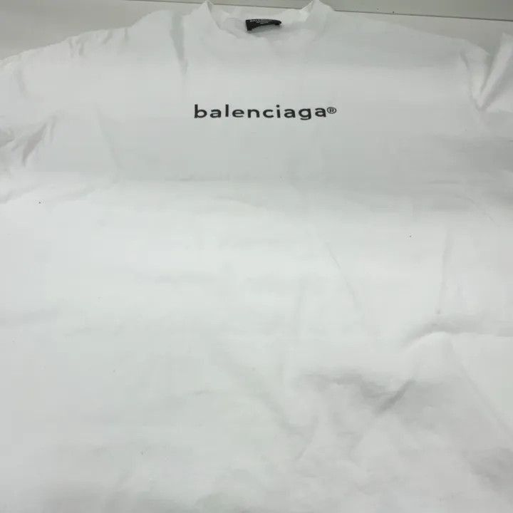 Other Balenciaga Balenciaga Logo Print Comfortable Short Sleeve Size US L / EU 52-54 / 3 - 6 Thumbnail