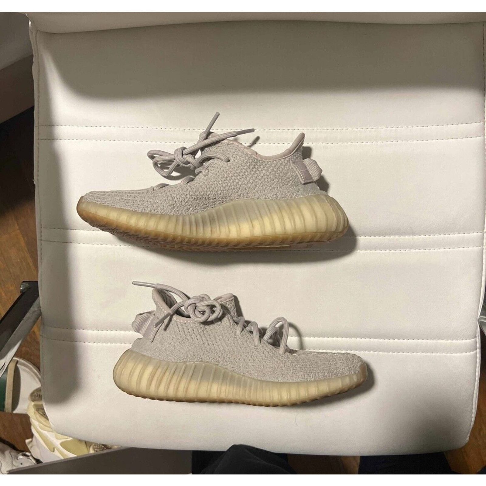 Adidas Size 4 - adidas Yeezy Boost 350 V2 Low Sesame Size US 5 / EU 37 - 2 Thumbnail