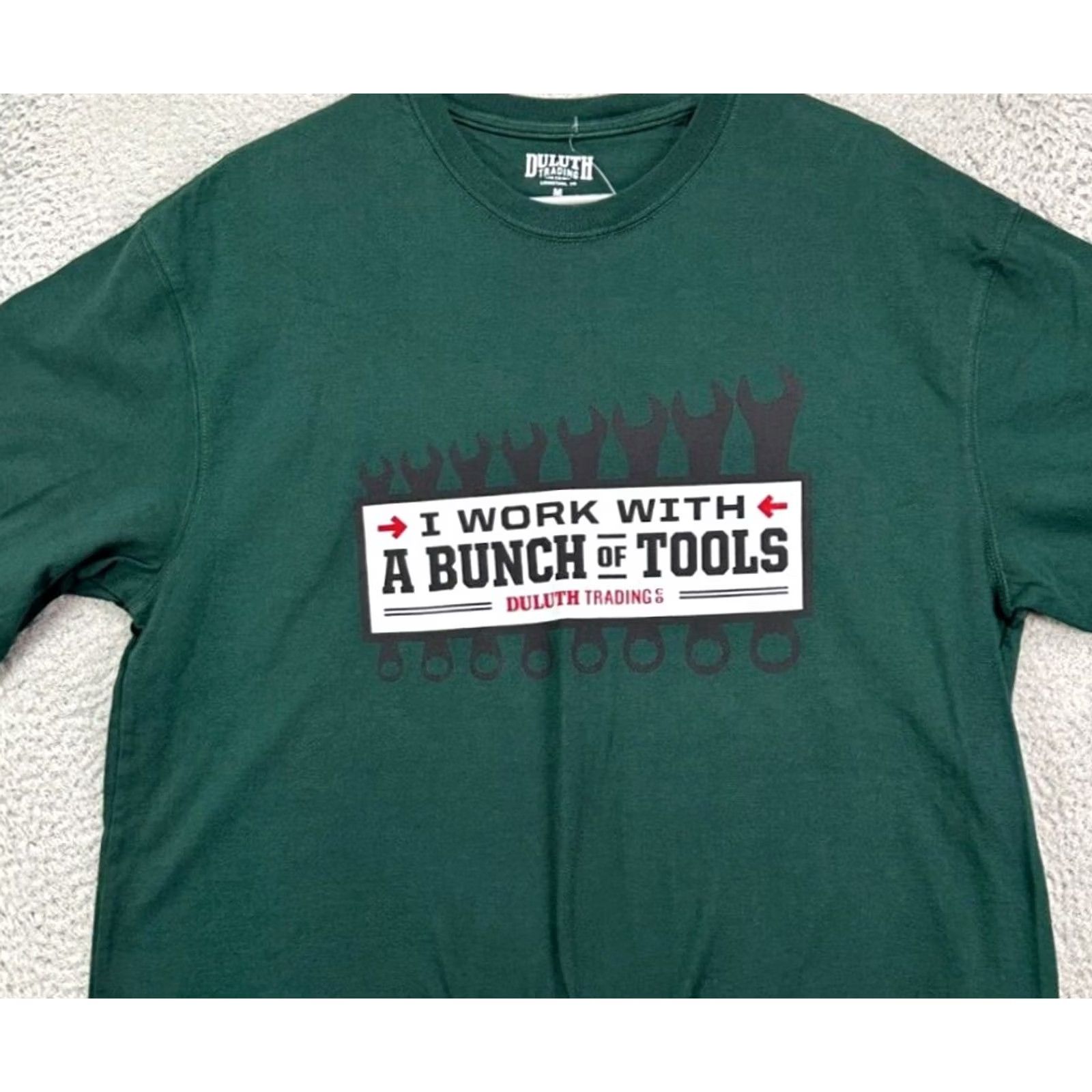 Duluth Trading Company Duluth Trading Co Shirt Mens Medium Green Graphic Print T-Shirt Crew Neck NEW Size US M / EU 48-50 / 2 - 2 Thumbnail