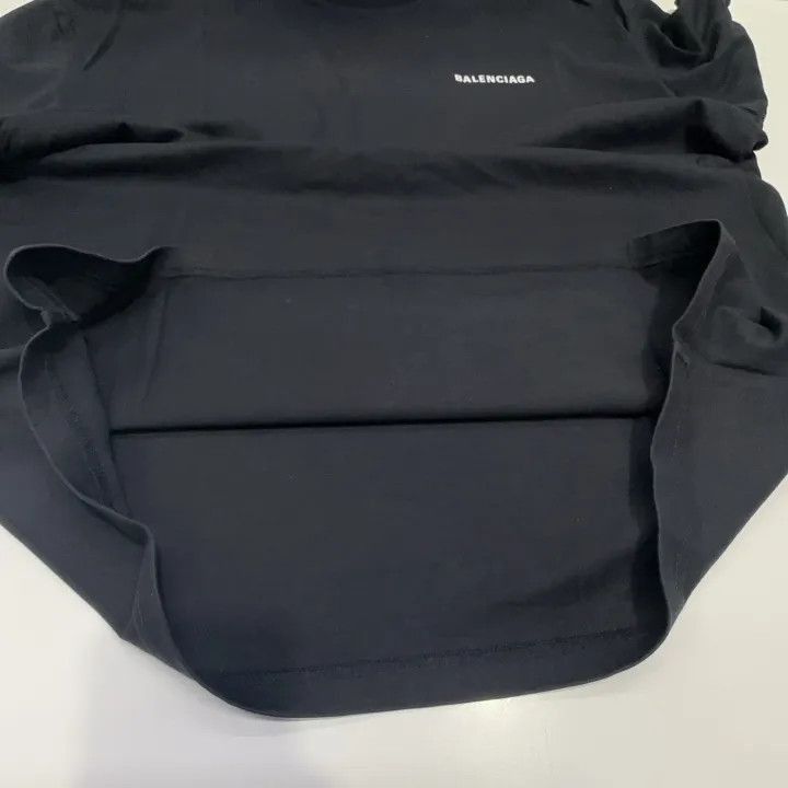 Balenciaga Balenciaga Balenciaga Black Logo Short Sleeve TShirt -2507 Size US S / EU 44-46 / 1 - 9 Thumbnail