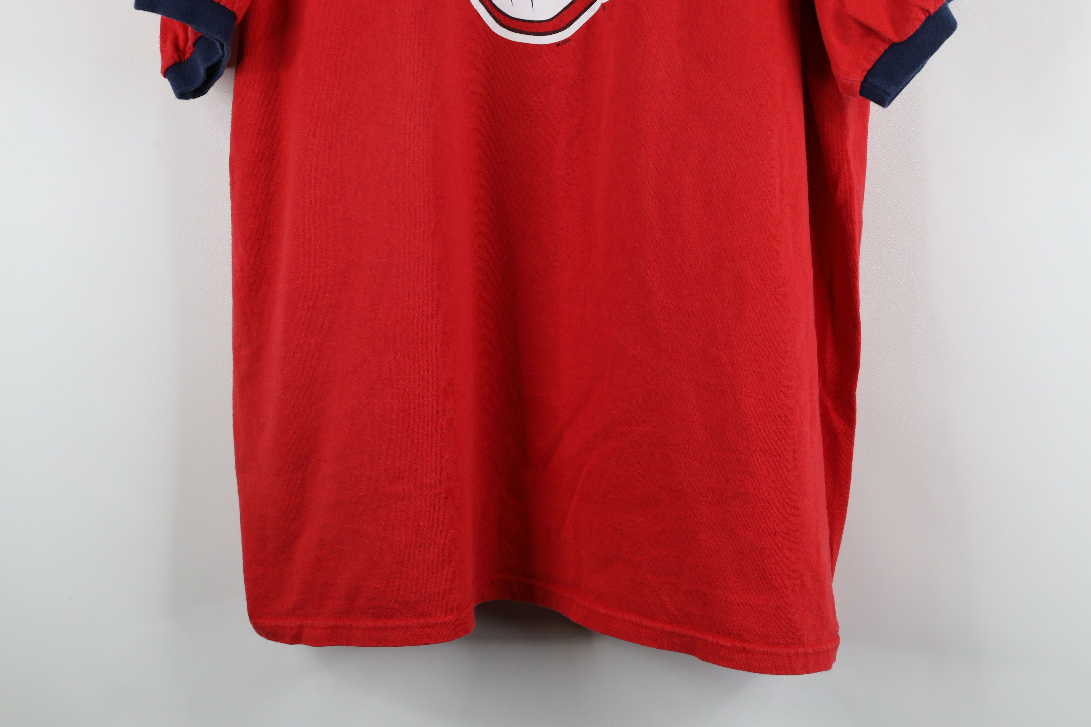 Nike Vintage Nike Travis Scott Swoosh Cleveland Indians T-Shirt Size US XL / EU 56 / 4 - 3 Thumbnail