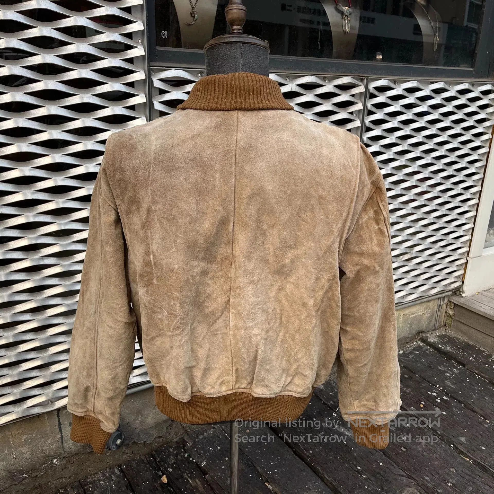 RRL Ralph Lauren rrl double rl suede leather bomber jacket. Size US M / EU 48-50 / 2 - 3 Thumbnail
