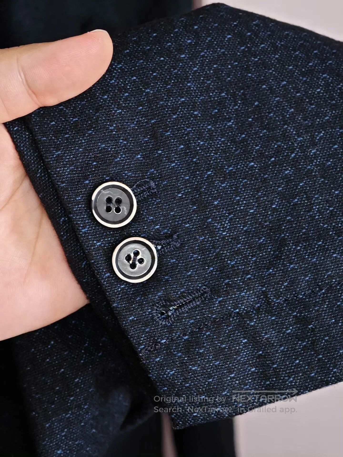 Japanese Brand Casual Italian Wool Blend Blazer. Size US M / EU 48-50 / 2 - 4 Thumbnail