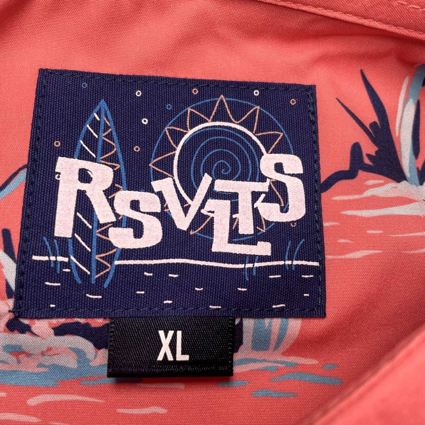Vintage RSVLTS Shirt Mens XL Pink Toucans Are Better Than One Short Sleeve Button-Up Size US XL / EU 56 / 4 - 4 Thumbnail