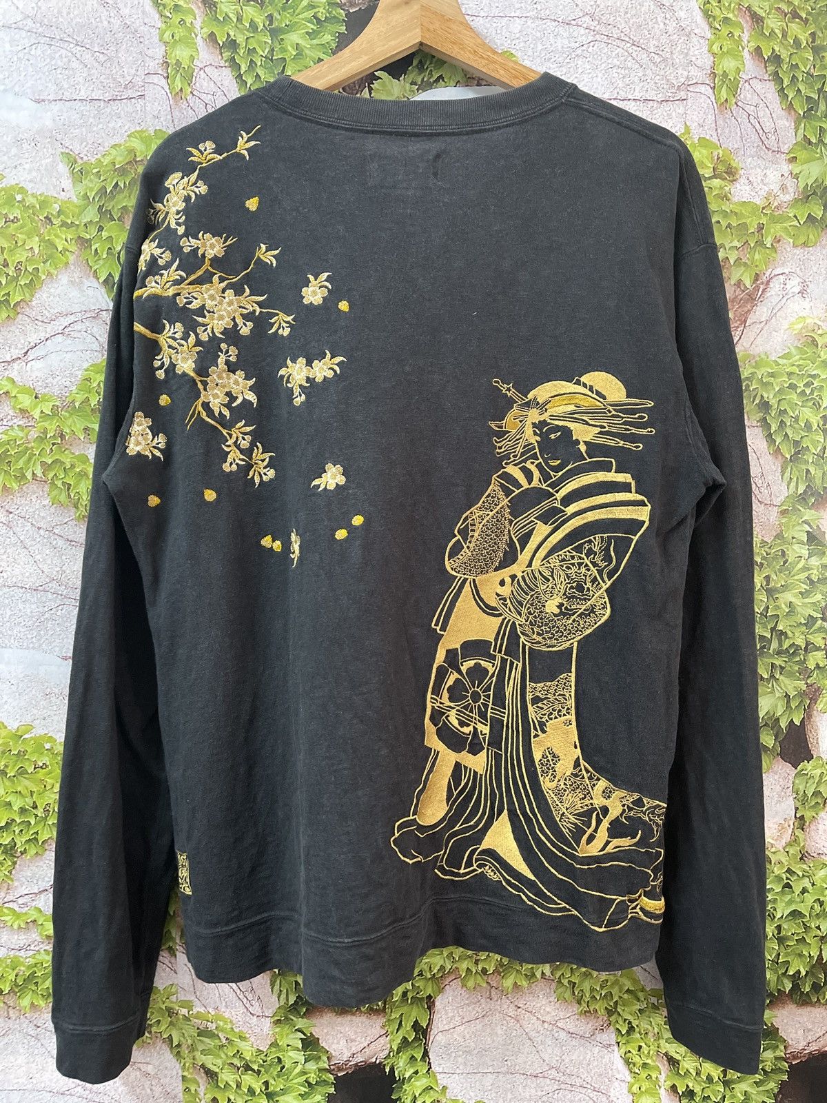 Karakuri Tamashii VINTAGE KARAKURI TAMASHI DESIGN GEISHA EMBROIDERY VERY RARE Size US L / EU 52-54 / 3 - 1 Thumbnail