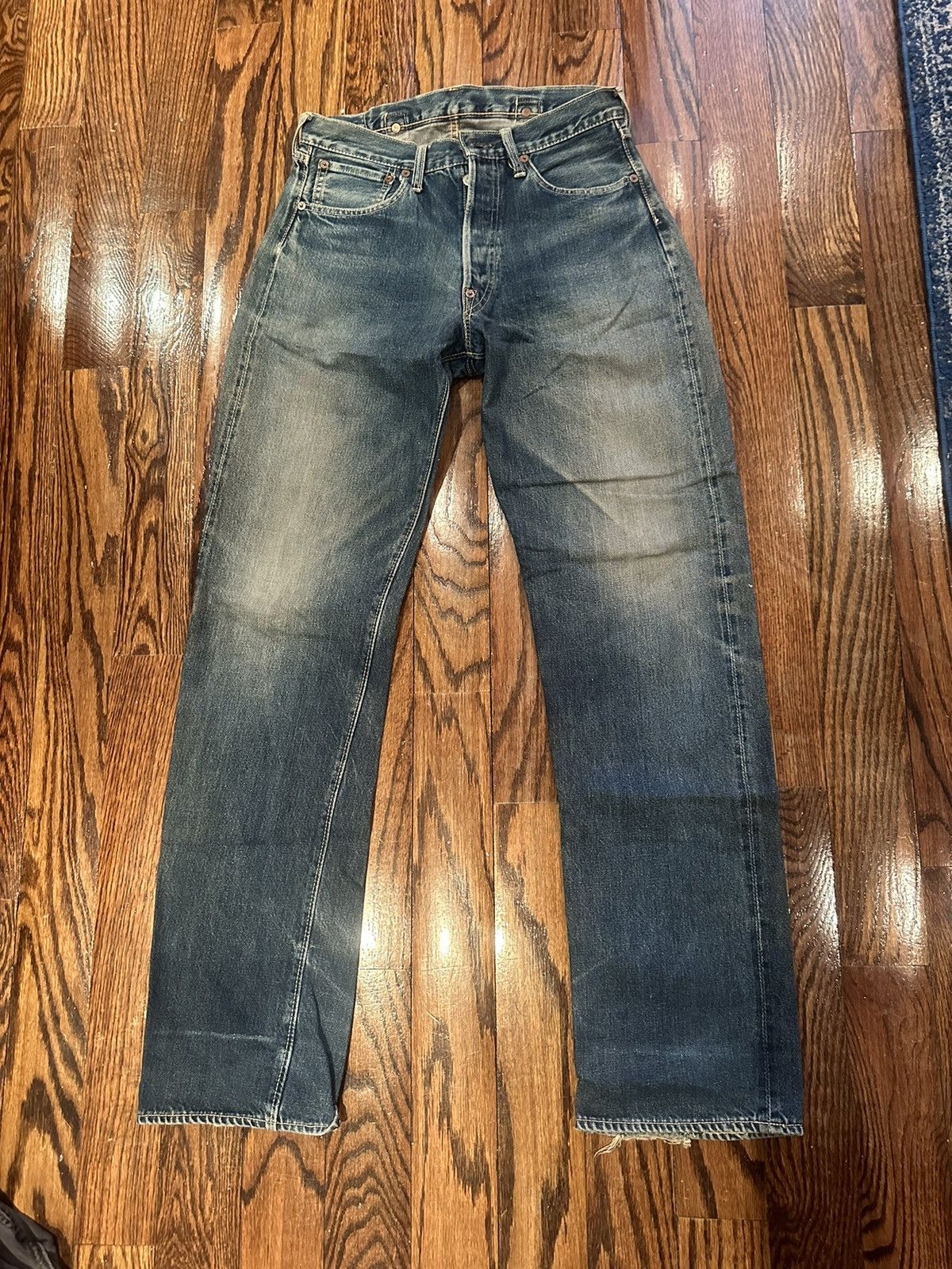 Vintage Vintage Selvedge Blue Jeans Size US 29 - 1 Thumbnail