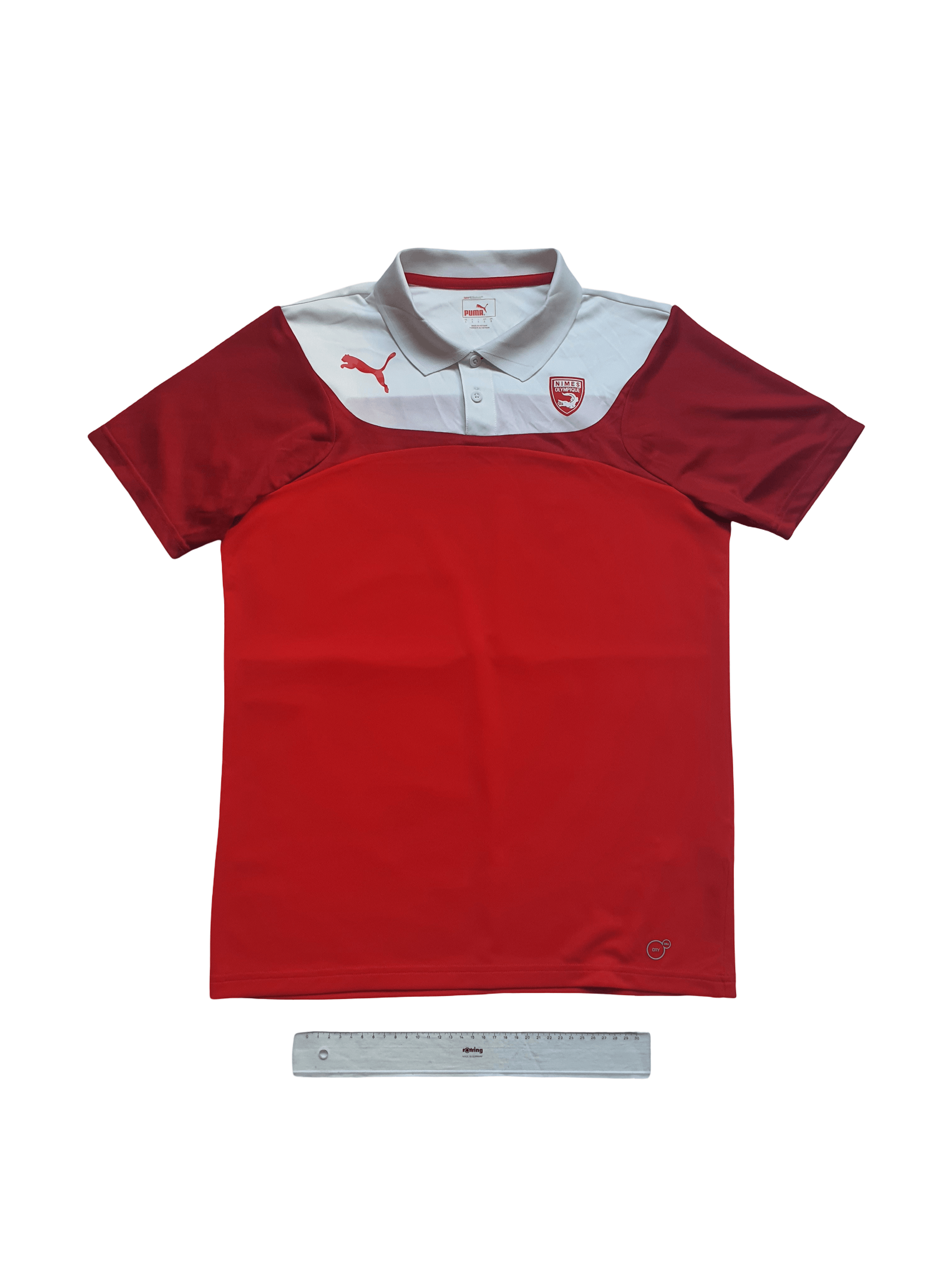 Puma NIMES OLYMPIQUE (Esito 3) Football Polo Shirt (2017-2018) Size US S / EU 44-46 / 1 - 1 Thumbnail
