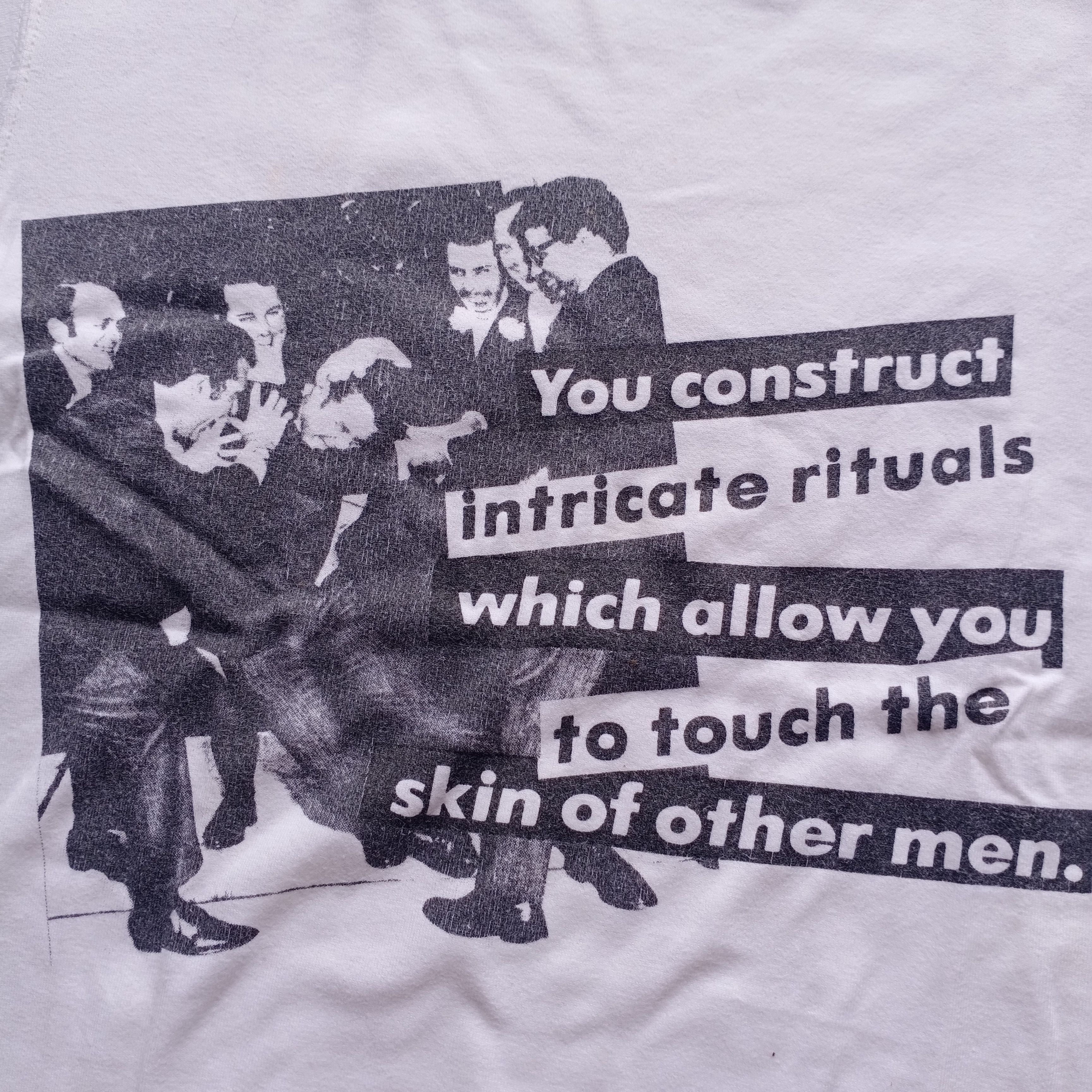 Barbara Kruger Vintage Barbara Kruger You Construct Intricate Rituals Art Size US S / EU 44-46 / 1 - 2 Thumbnail