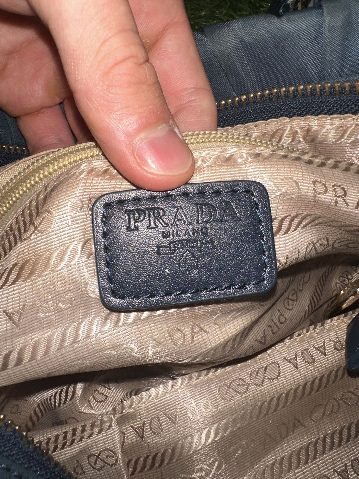 Prada PRADA Tessuto Nylon Satchel Tote Bag Size ONE SIZE - 7 Thumbnail