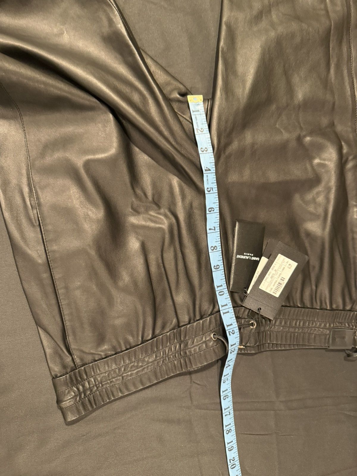 Saint Laurent Paris Saint Laurent mens leather joggers pants. 54/38. $4990 Size US 38 / EU 54 - 7 Thumbnail