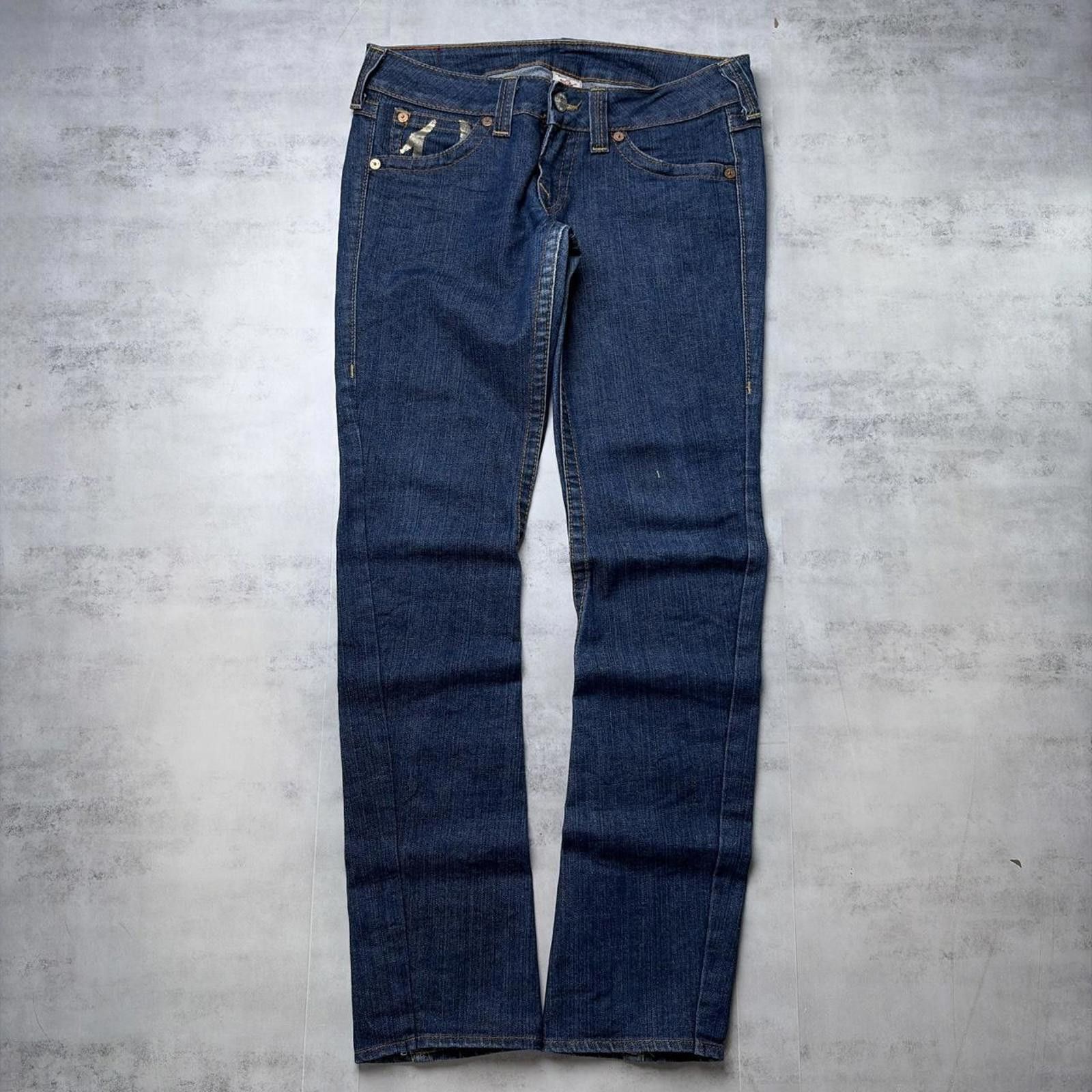 True Religion Y2K Blue True Religion Grunge Joey Slim Bootcut Denim Jeans Size 30" / US 8 / IT 44 - 4 Thumbnail