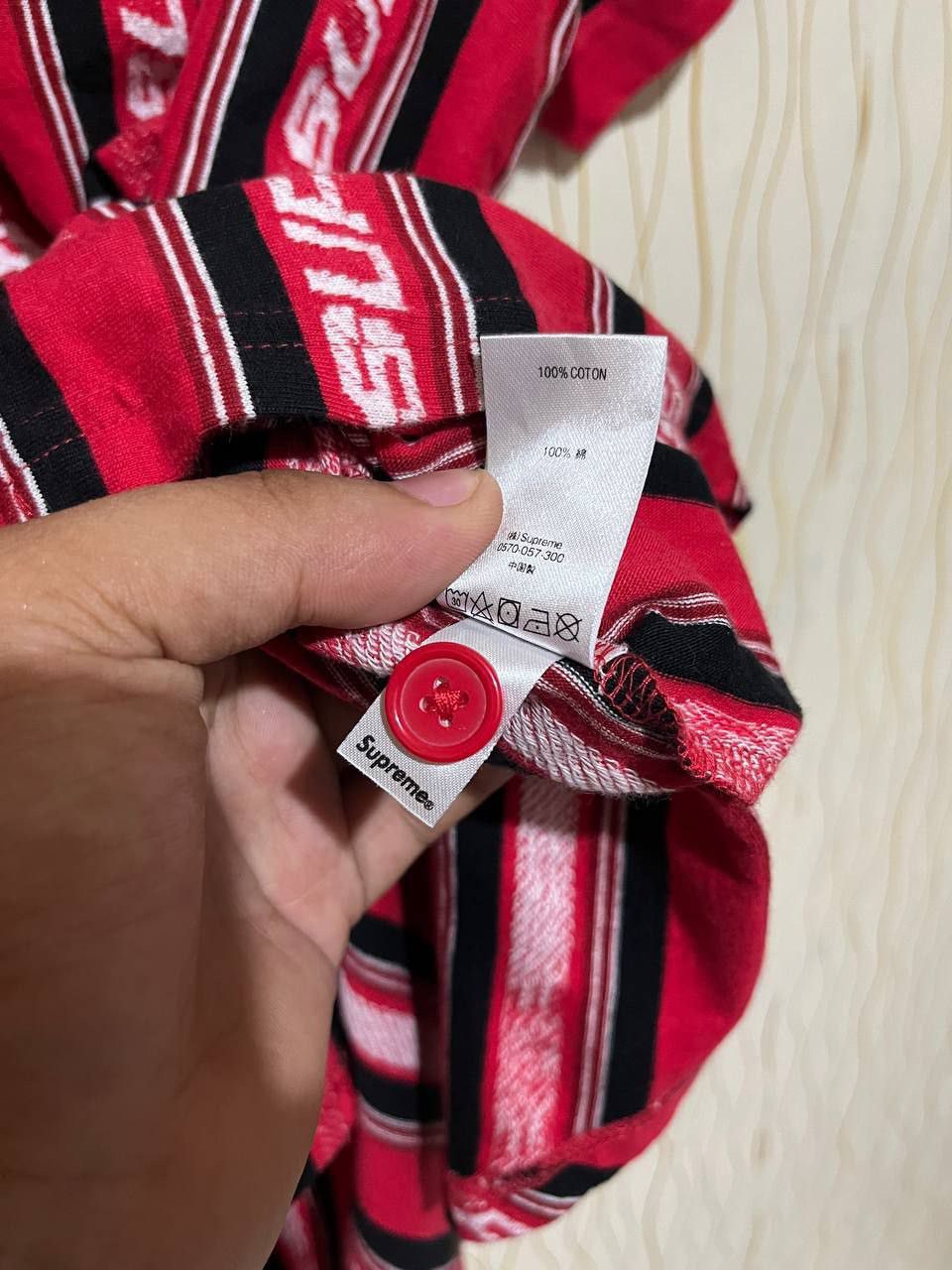 Supreme Supreme 19SS Jacquard logo Supreme baseball jersey shirt Size US L / EU 52-54 / 3 - 6 Thumbnail