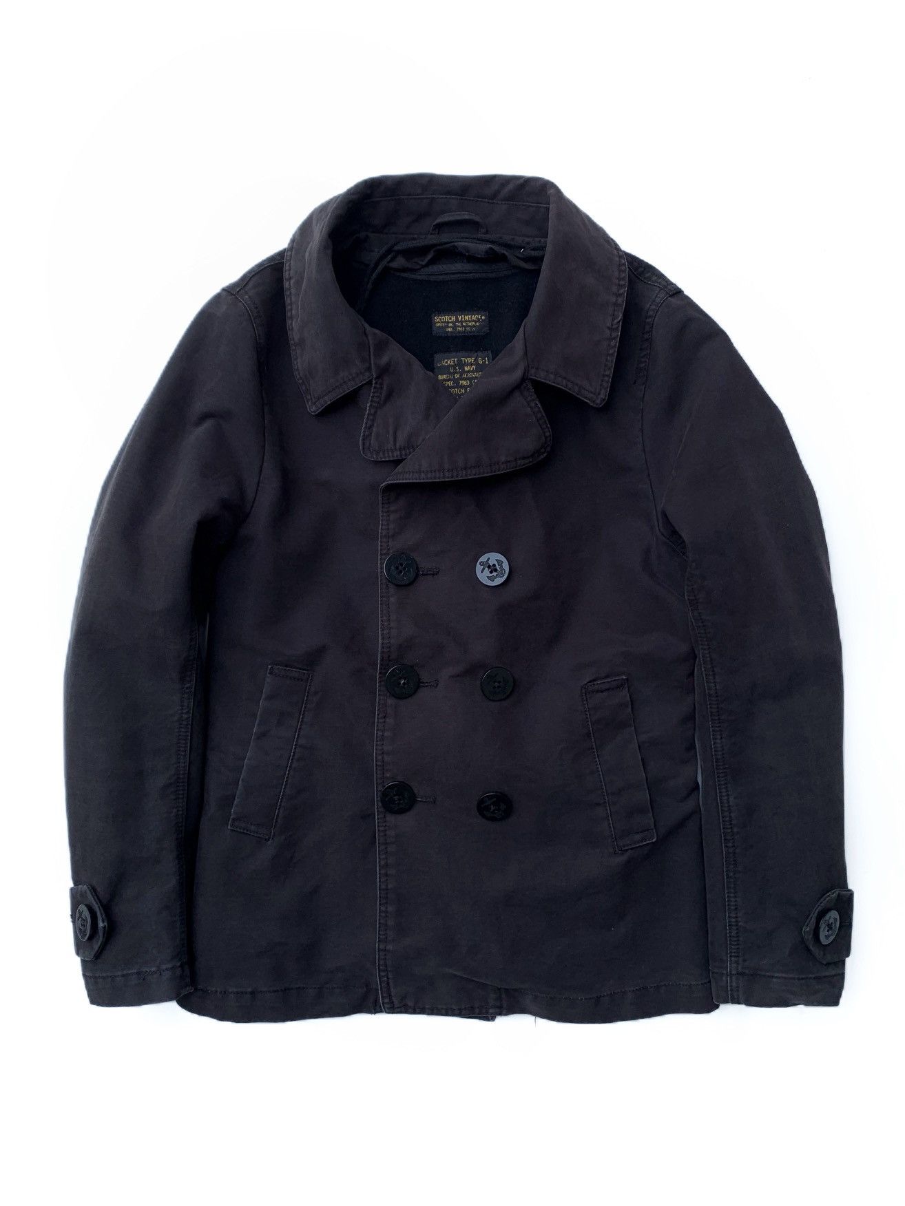 Scotch & Soda scotch soda engineered garment pea coat jacket Size US L / EU 52-54 / 3 - 1 Thumbnail