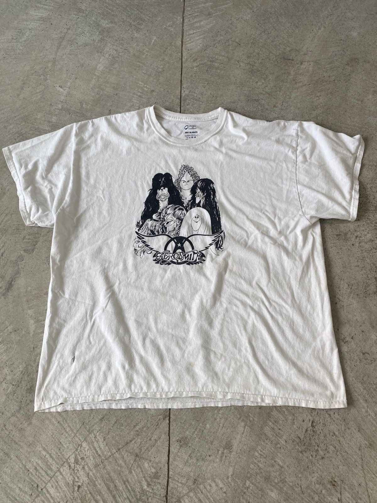Port & Company Aerosmith Draw The Line Caricature Tee Size US XXL / EU 58 / 5 - 2 Thumbnail