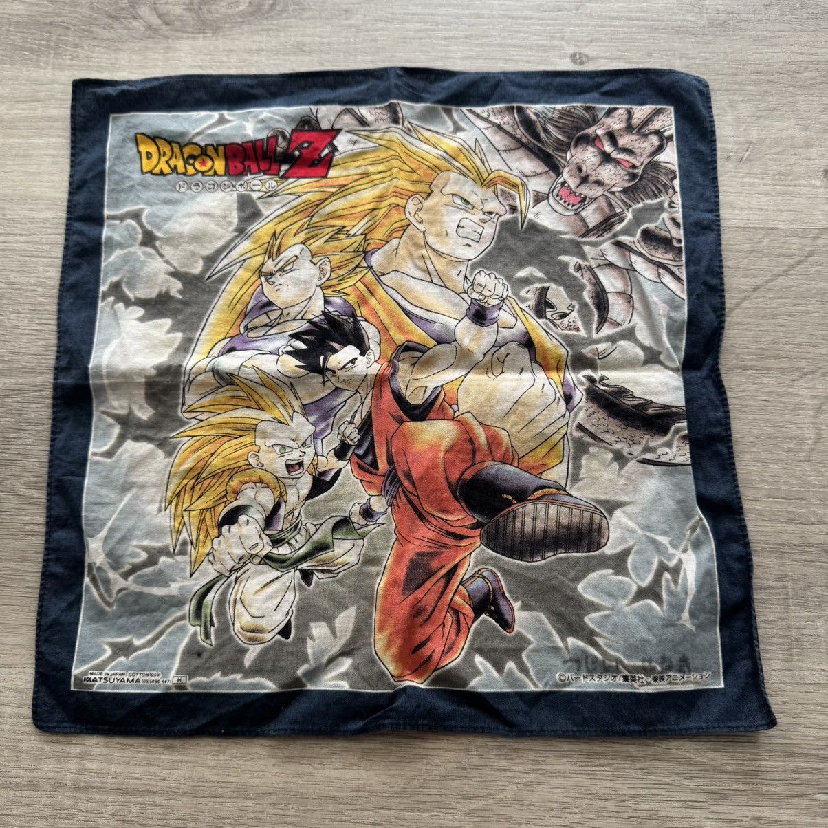 Vintage Dragon Ball Z Handkerchief Size ONE SIZE - 1 Thumbnail