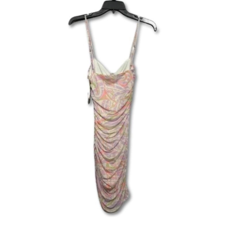 BP. BP Bodycon Mini Dress Ruched Lined Vibrant Multicolor W 2X Size XXL / US 16-18 / IT 52-54 - 6 Thumbnail