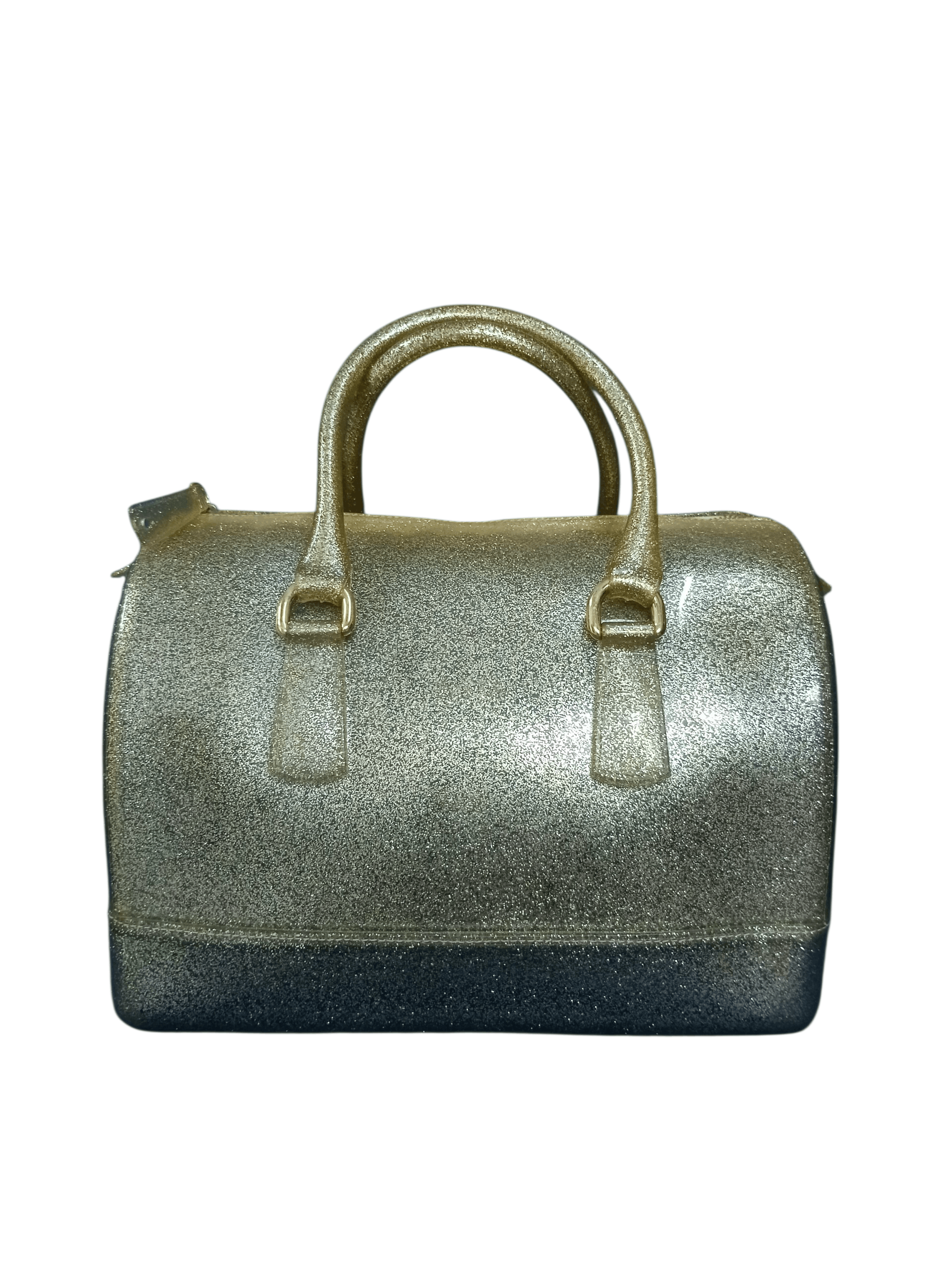 Furla Furla Candy Bag - Oro Glam Gold Glitter Jelly Satchel Size ONE SIZE - 1 Thumbnail
