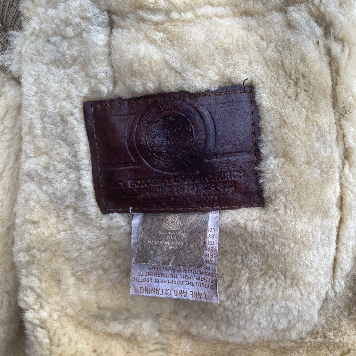 Canterbury of New Zealand × Vintage 🔥Vtg Canterbury Sheepskin WOOL&SUEDE Sherling Leather Jacket Size US M / EU 48-50 / 2 - 10 Thumbnail