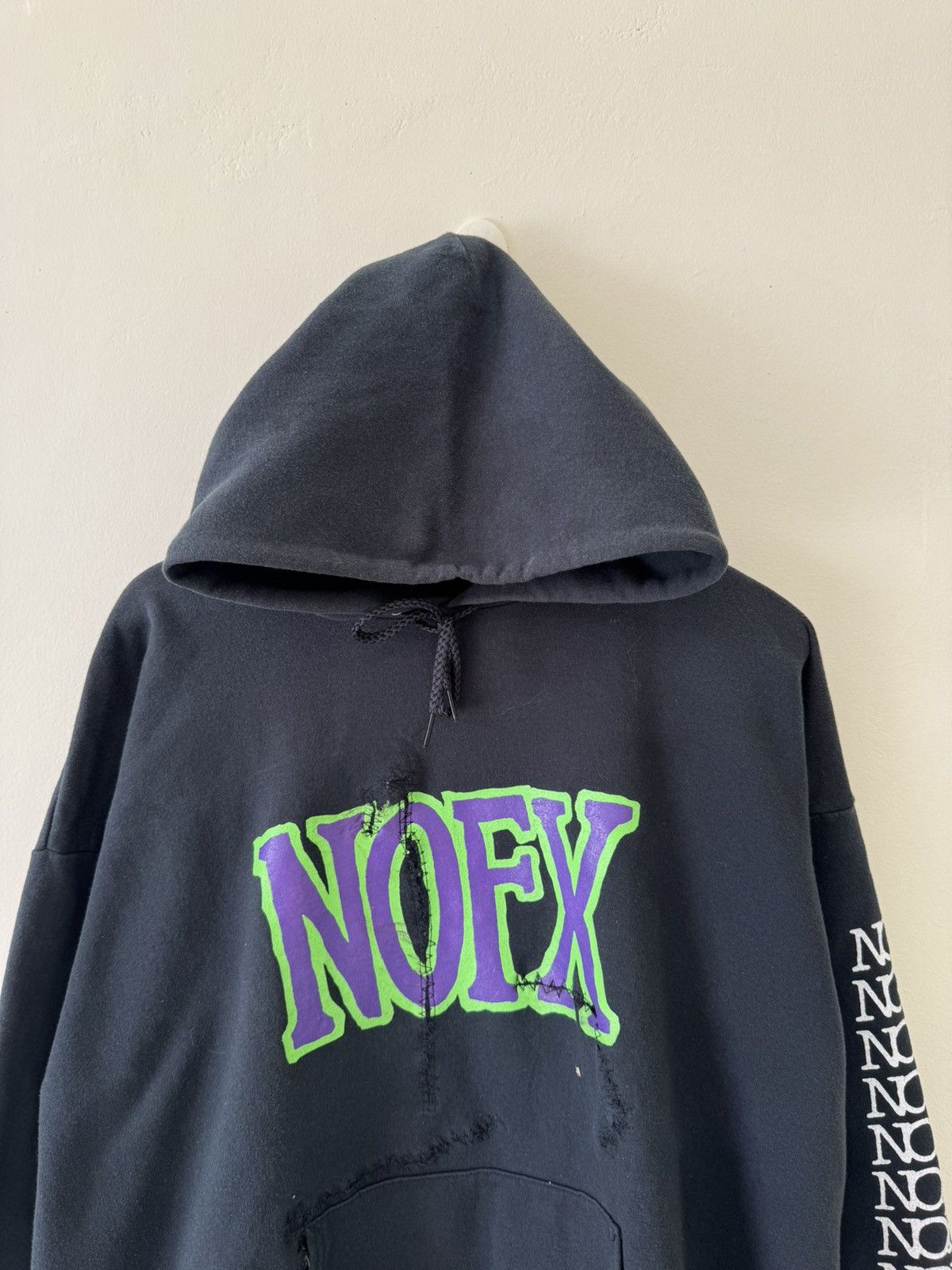 Band Tees VINTAGE 90’S NOFX FAT WRECK CHORDS HOODIE Size US XL / EU 56 / 4 - 2 Thumbnail