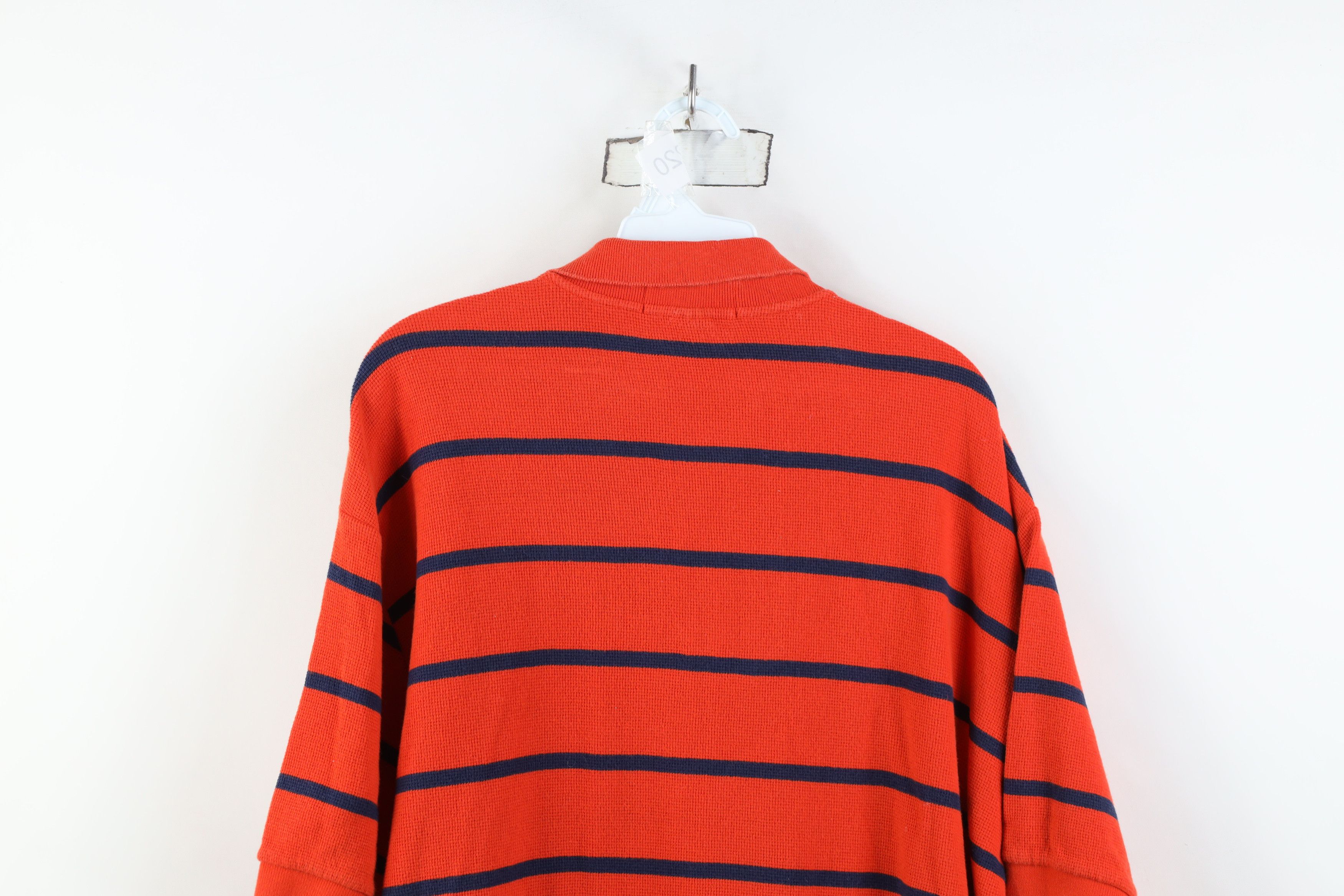 Ralph Lauren Vintage 90s Ralph Lauren Thermal Knit Golf Polo Shirt Size US XL / EU 56 / 4 - 11 Thumbnail