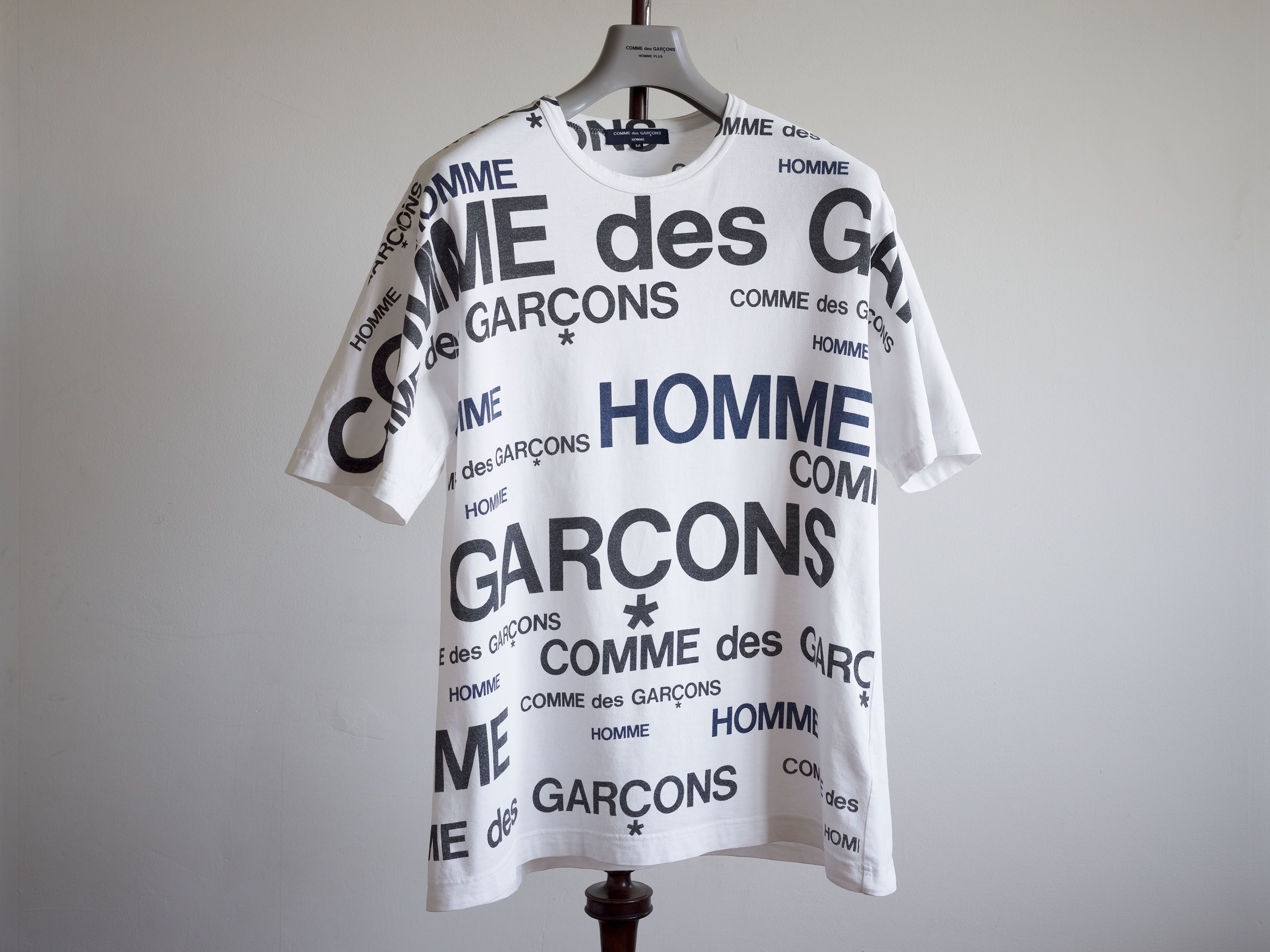 SS2007 COMME des GARÇONS HOMME LOGO PRINT T-SHIRT