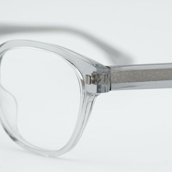 Fendi Fendi FE50029I 020 Eyeglasses Light Grey 51mm Round Frame Size ONE SIZE - 3 Thumbnail