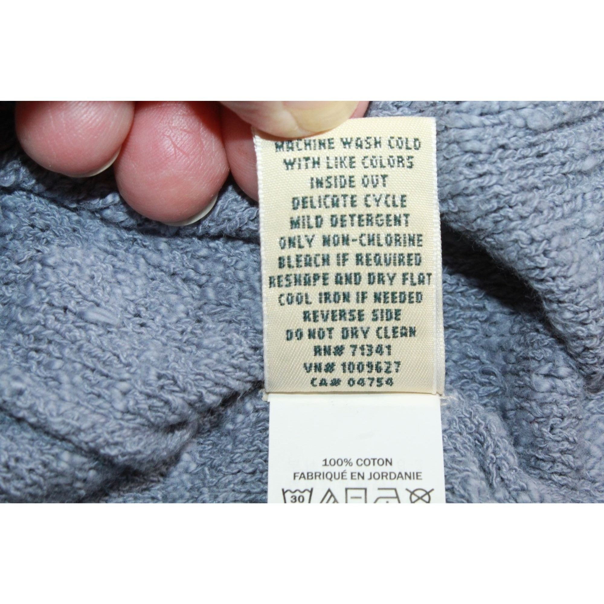 L.L. Bean LL Bean Women's Midweight Cotton Slub Sweater Henley Size M / US 6-8 / IT 42-44 - 9 Thumbnail