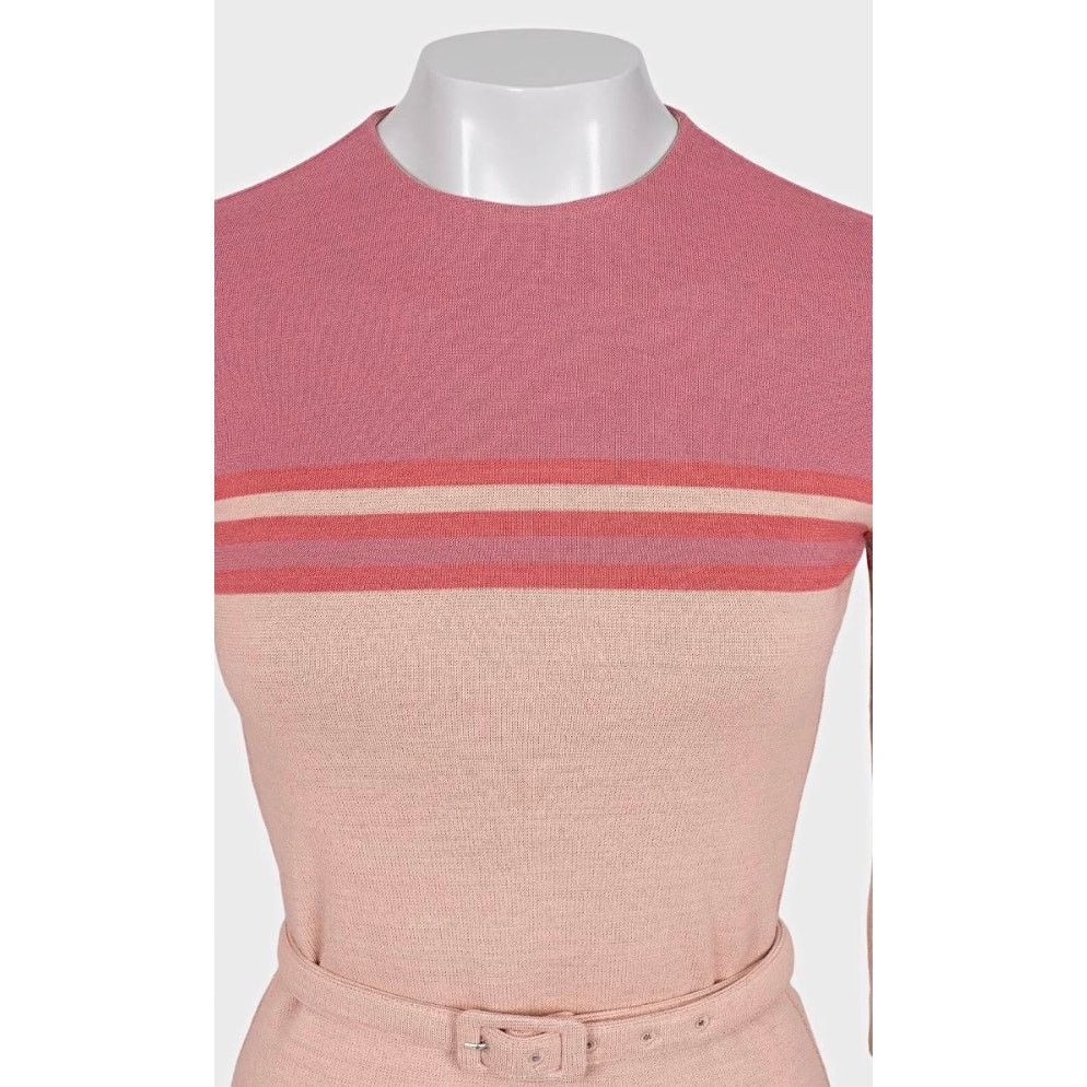 Miu Miu Miu Miu Pink Striped Suit Set Sz.40/S Size S / US 4 / IT 40 - 6 Thumbnail
