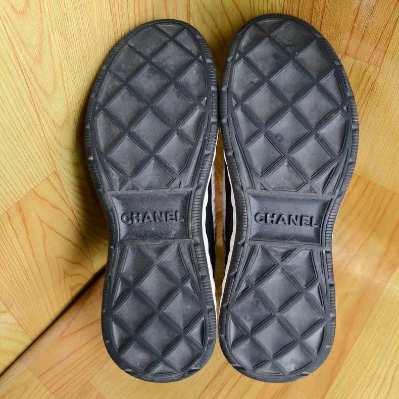 Chanel Chanel Air Cushion Sneakers Black and White -2505 Size US 8.5 / EU 41-42 - 6 Thumbnail