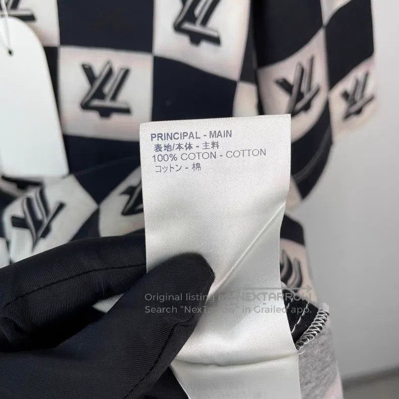 Louis Vuitton Louis Vuitton Black and white checkerboard short sleeve T- Size US S / EU 44-46 / 1 - 7 Thumbnail