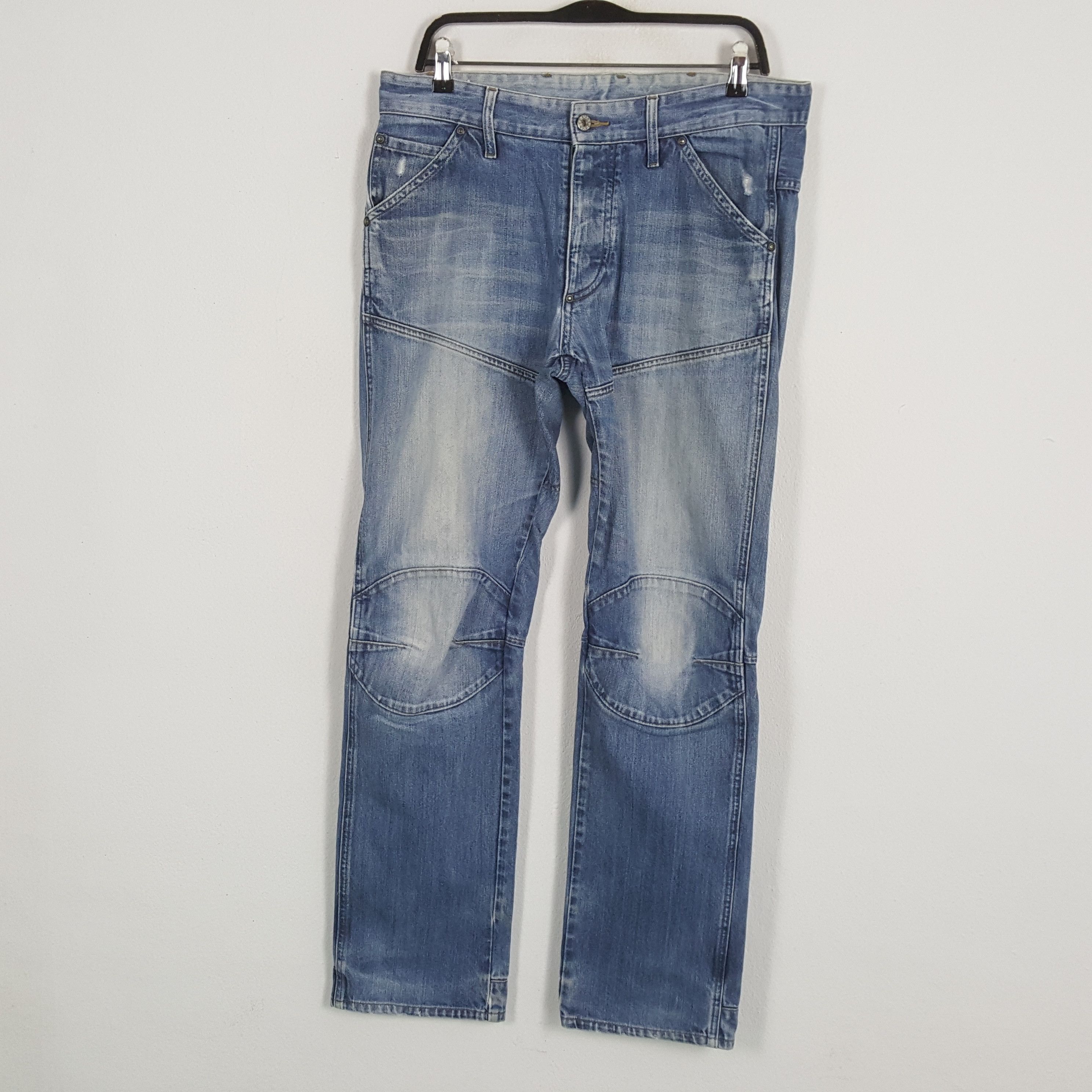 G-Star × Vintage G-STAR RAW Nice Design Riders Style Jeans Size US 34 / EU 50 - 1 Thumbnail