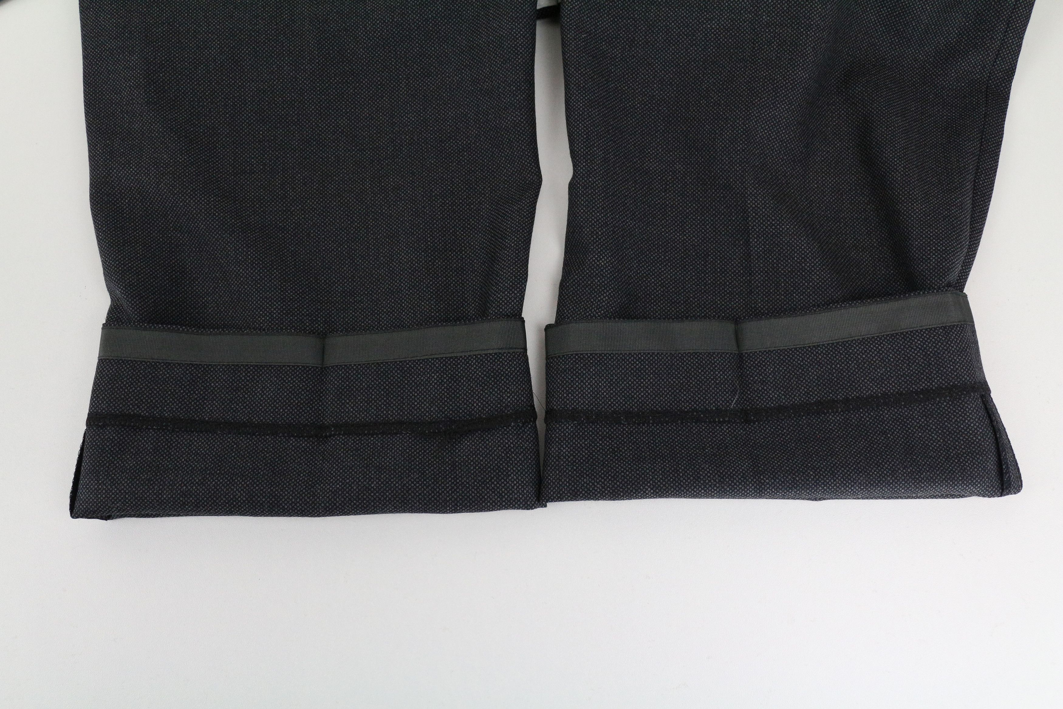 Suitsupply SIENNA UK44R Dark Grey Wool Pleated Front Trousers 61143 Size 44R - 9 Thumbnail