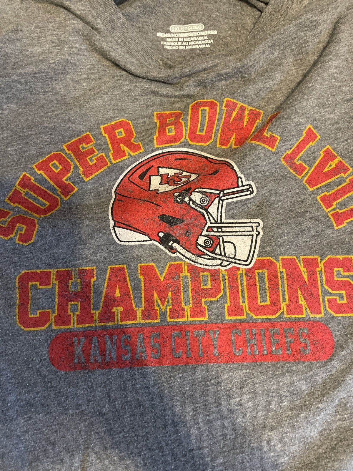 Vintage Vintage X Kansas City Chiefs Super Bowl 57 Tee Size US XXL / EU 58 / 5 - 2 Thumbnail