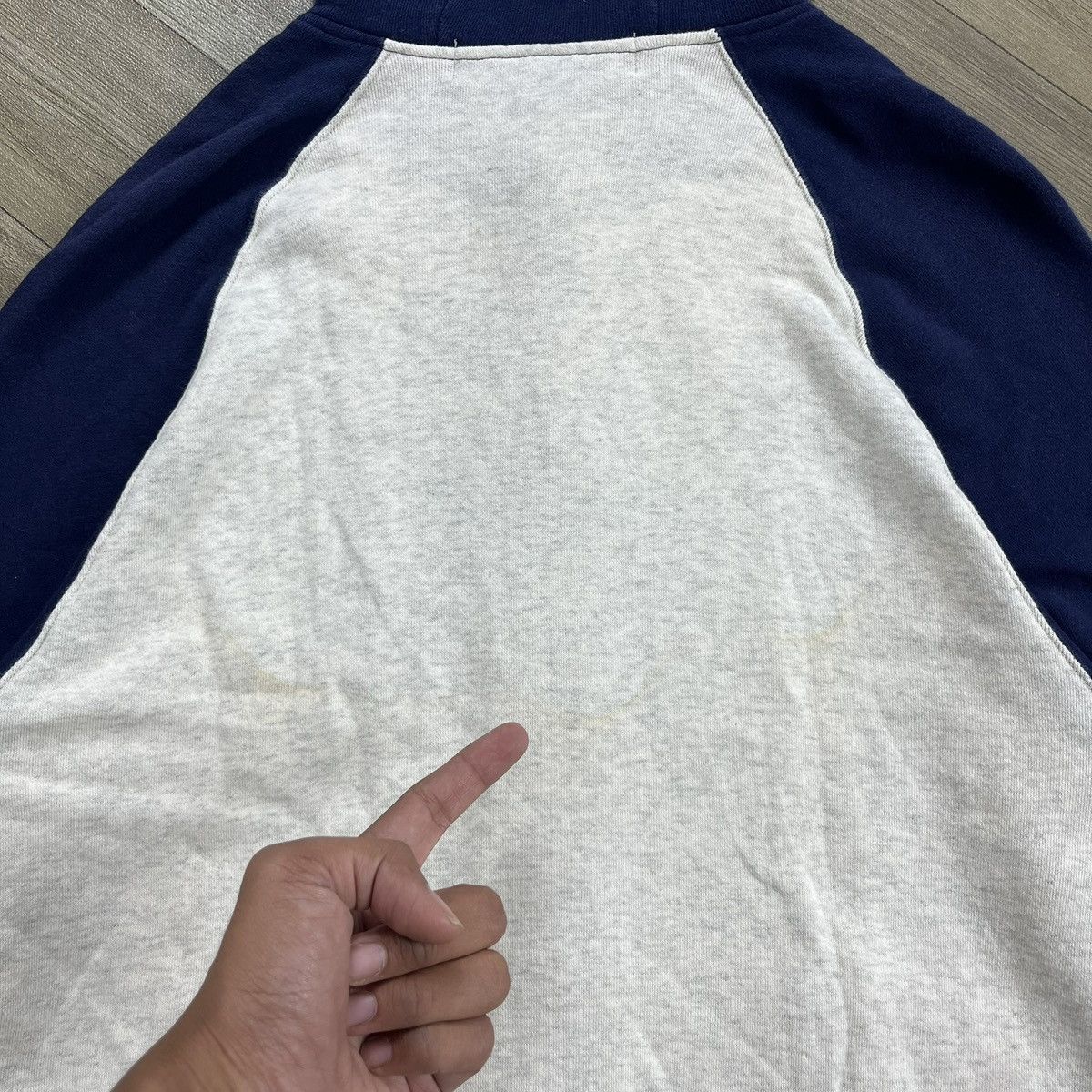 mercibeaucoup Vintage Mercibeaucoup Issey Miyake Panda Ear Varsity Hooded Size US L / EU 52-54 / 3 - 12 Thumbnail
