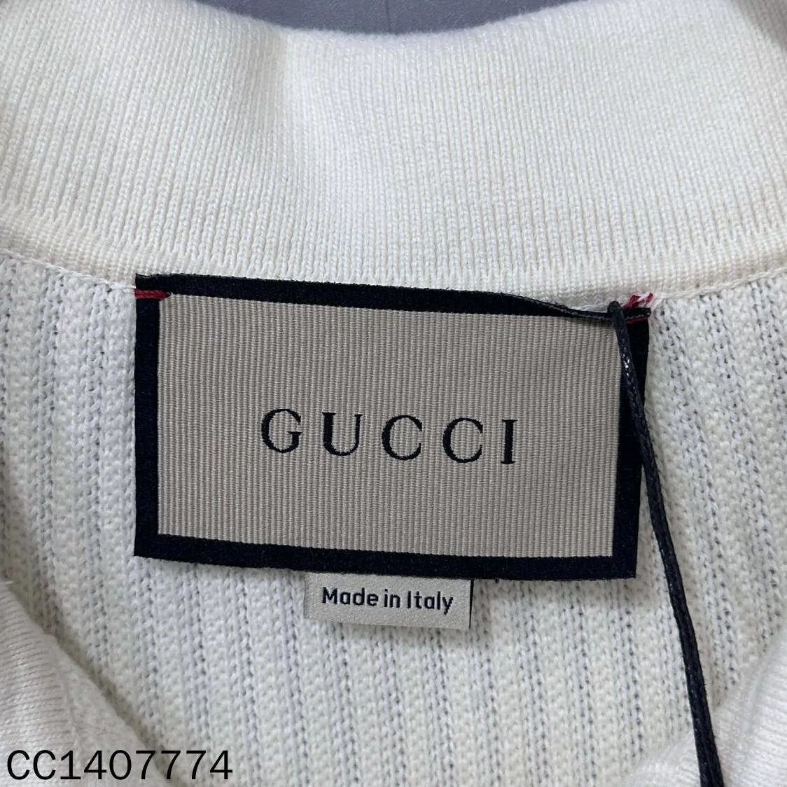 Gucci Gucci mint gold-button knit short-sleeve polo XS Size US XS / EU 42 / 0 - 4 Thumbnail