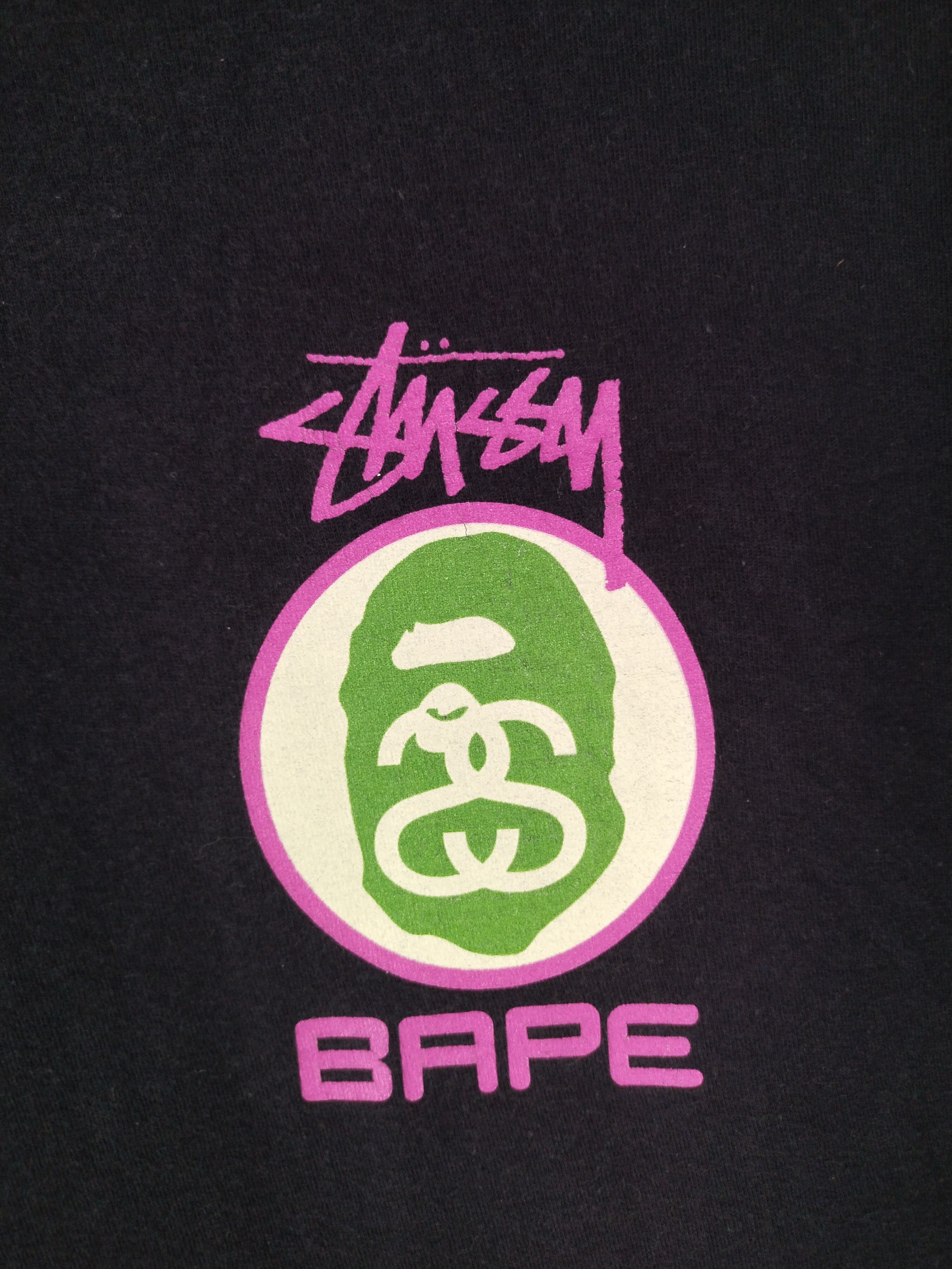 Bape × Stussy Bape x Stussy Tee Size US L / EU 52-54 / 3 - 8 Thumbnail