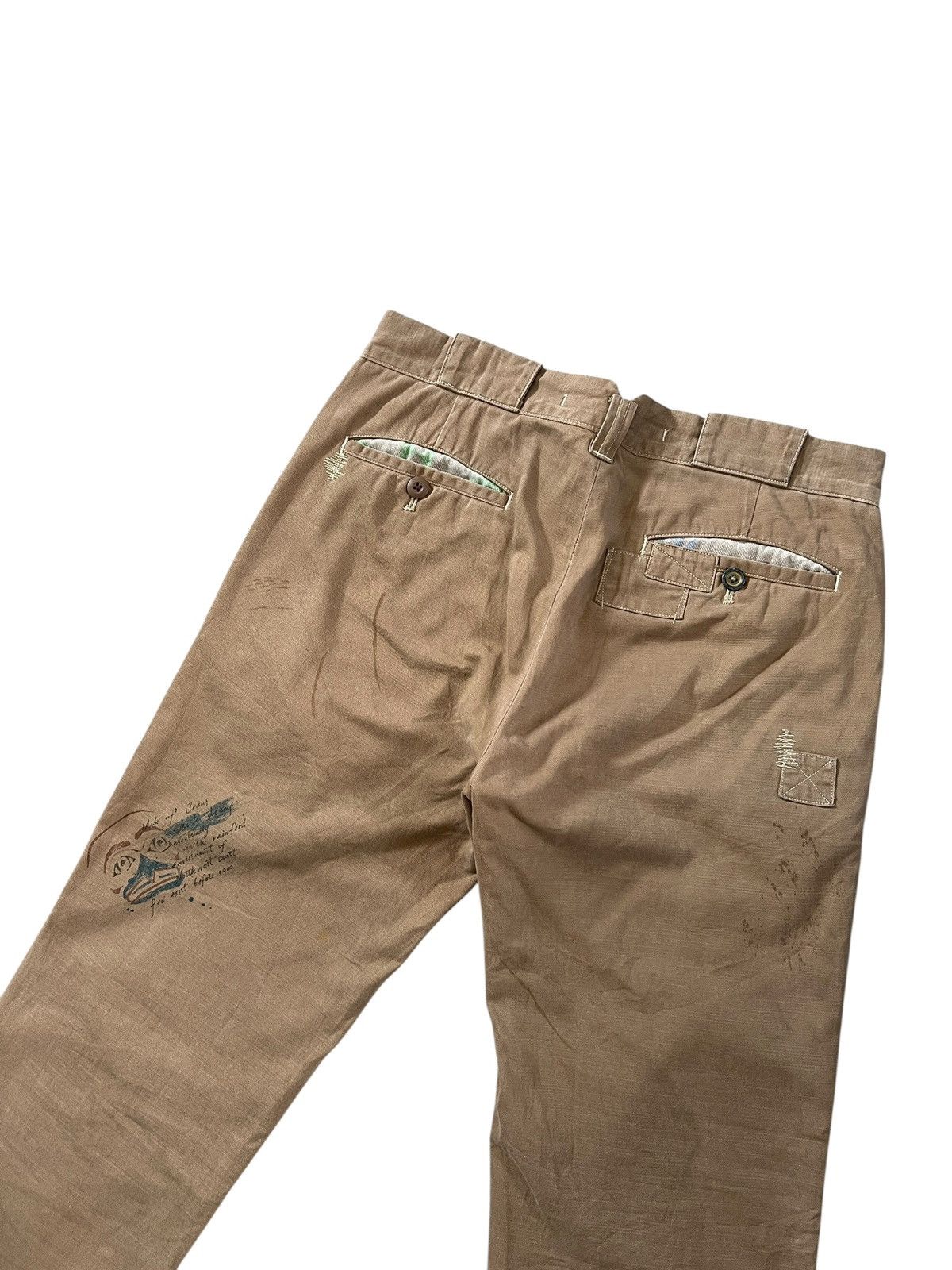 Polo Ralph Lauren Vintage Polo Ralph Lauren ‘Built Well” Printed Chinos Size US 33 - 10 Thumbnail